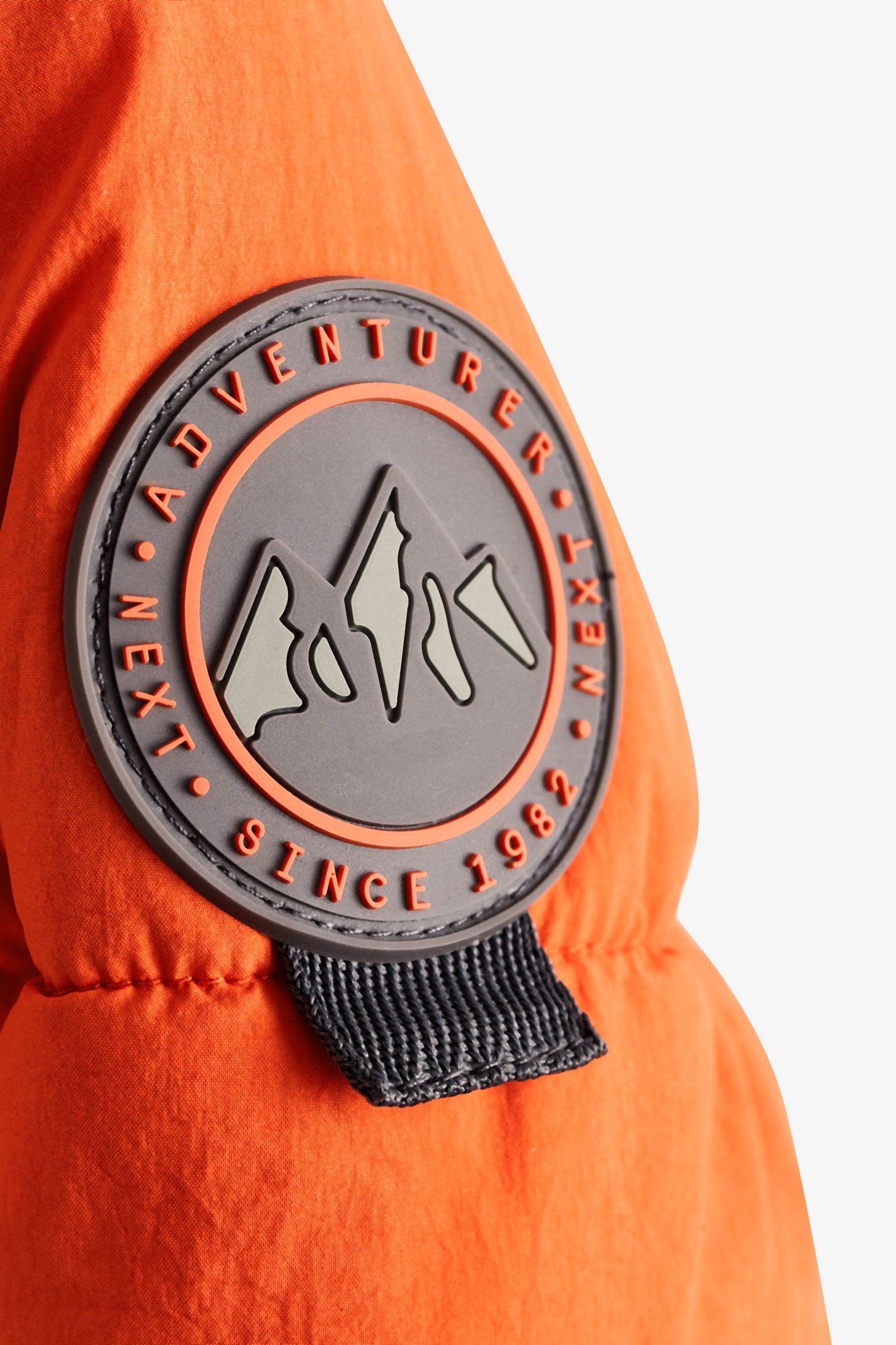 Orange Longline Padded Coat (3mths-7yrs)