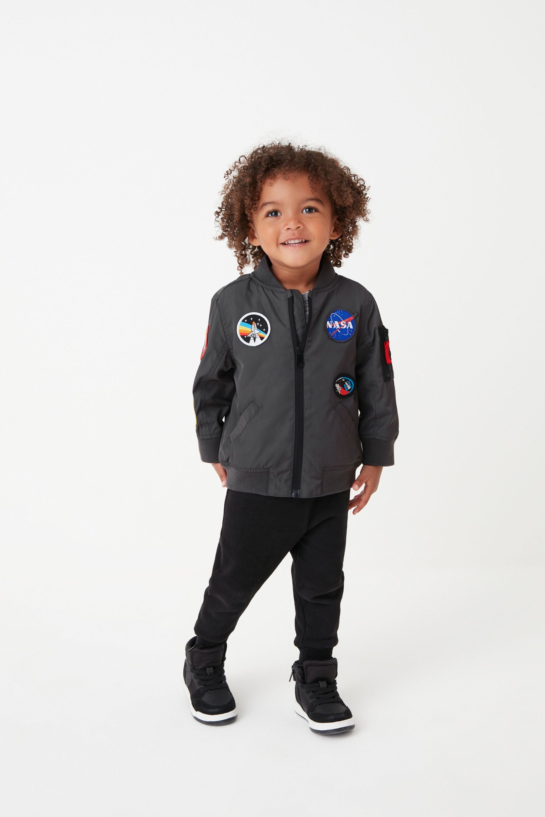 NASA Grey Bomber Jacket (3mths-7yrs)