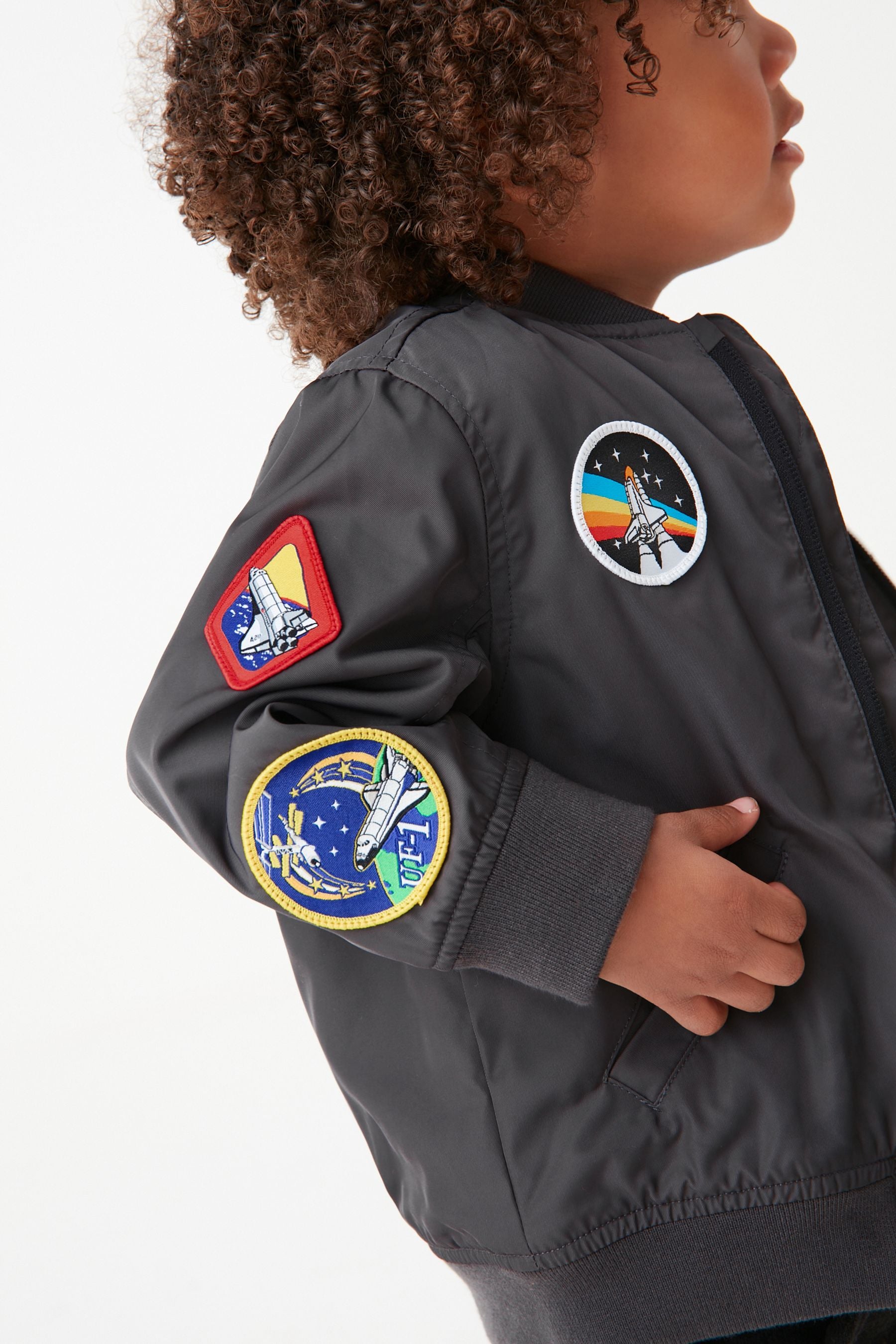 NASA Grey Bomber Jacket (3mths-7yrs)