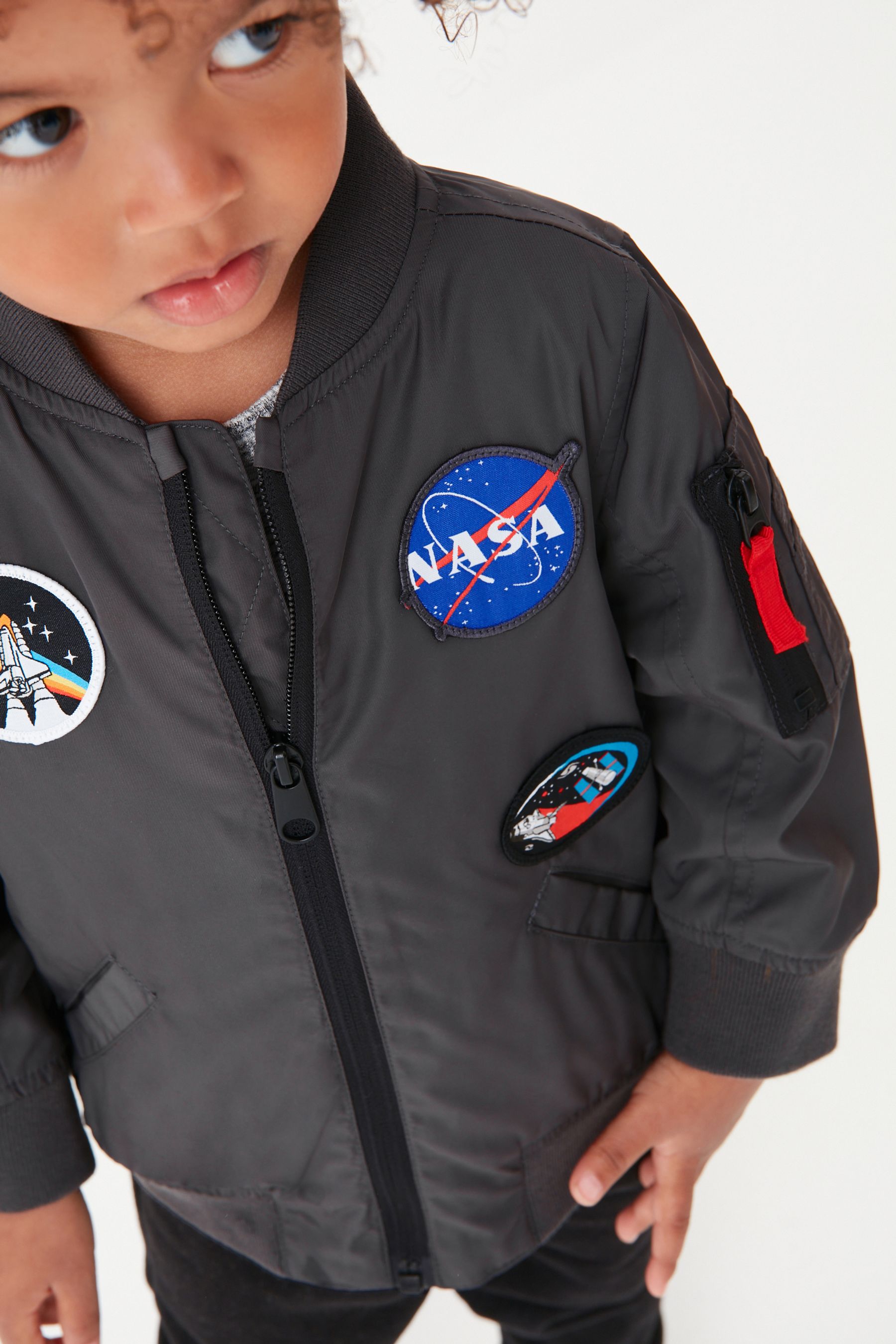 NASA Grey Bomber Jacket (3mths-7yrs)