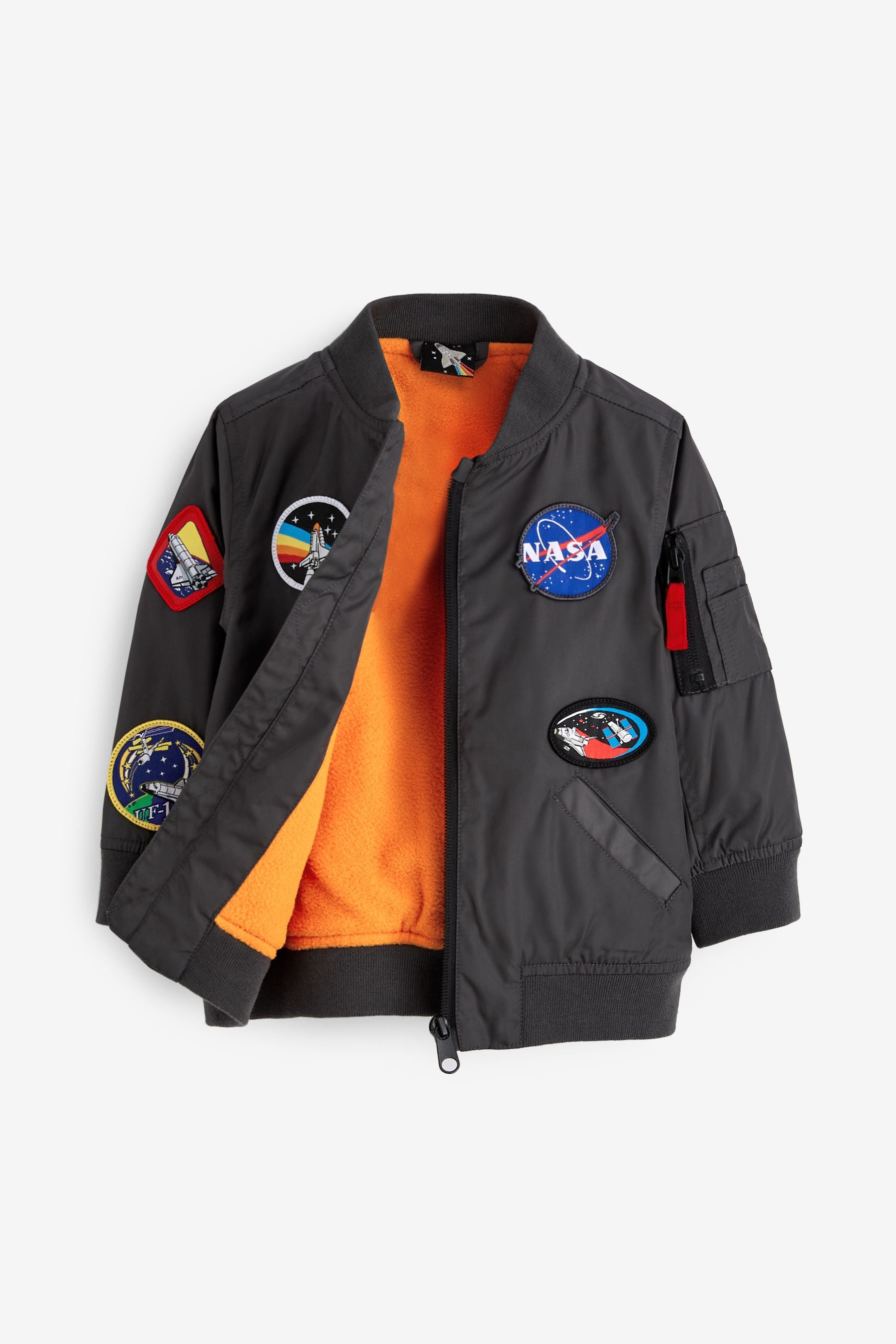 NASA Grey Bomber Jacket (3mths-7yrs)