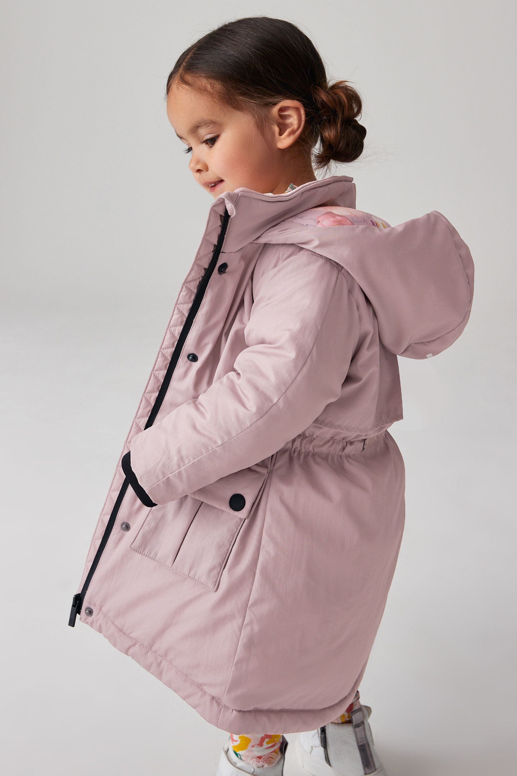 Lilac Purple Baker by Ted Baker Lilac Purple Parka Coat