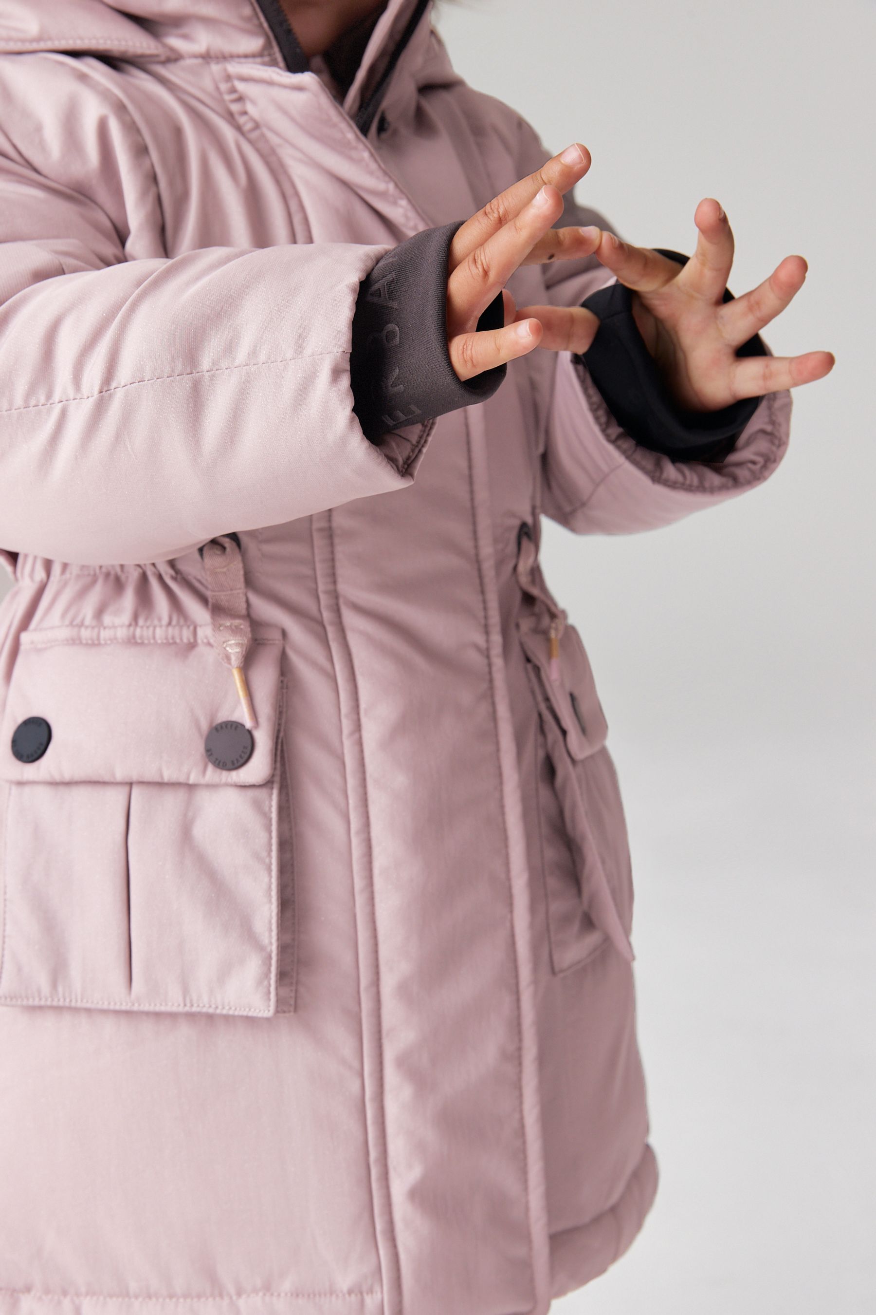 Lilac Purple Baker by Ted Baker Lilac Purple Parka Coat