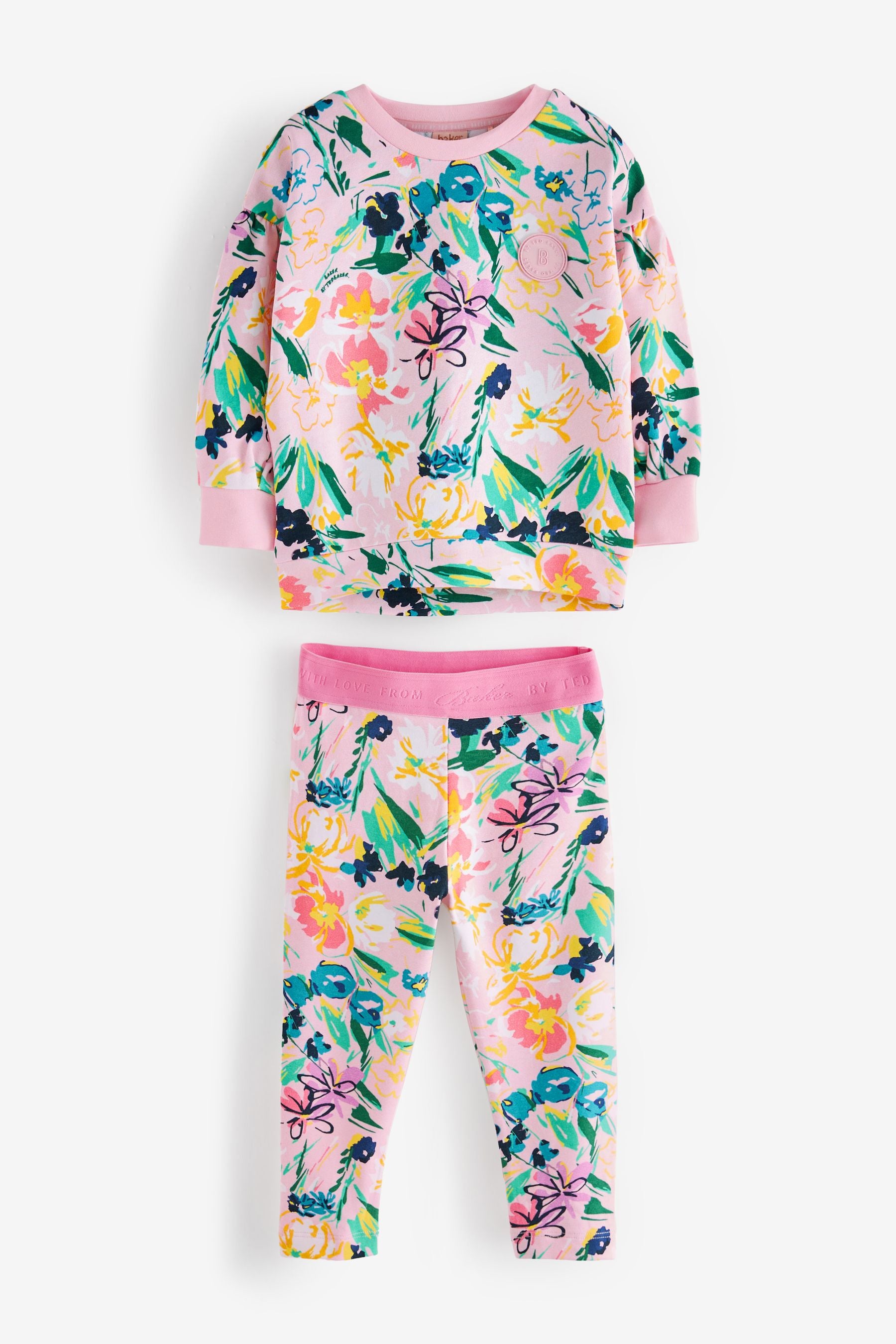 Pink Baker by Ted Baker Pink Floral Sweat Set