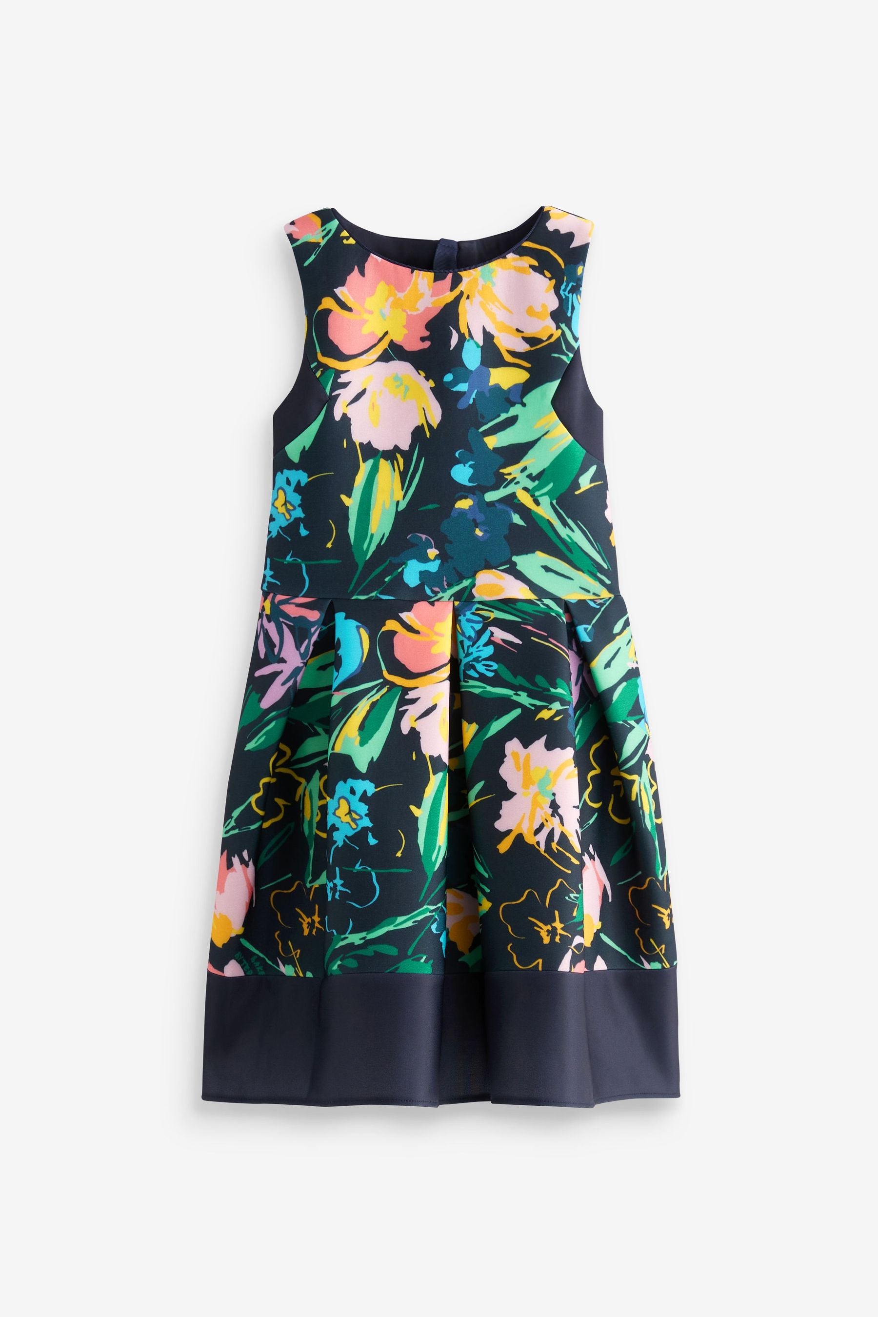 Navy Baker by Ted Baker Navy Floral Scuba Dress