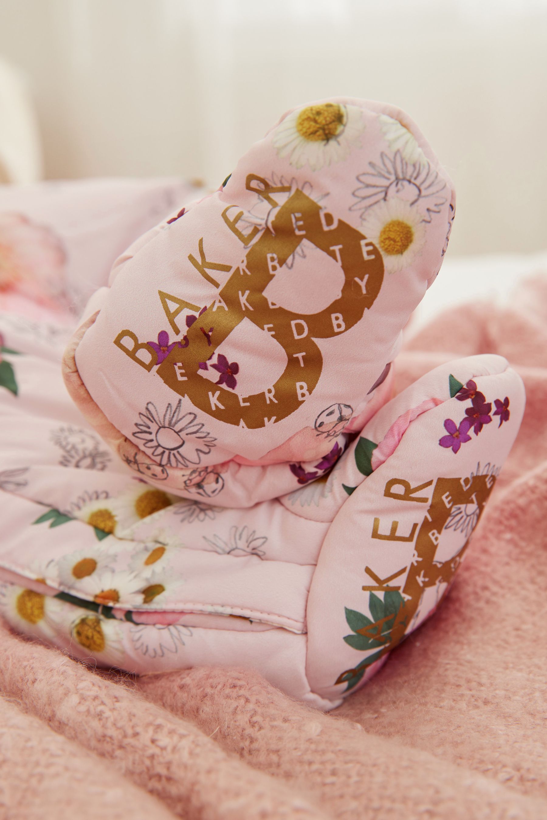 Pink Baker by Ted Baker Pink Floral Snowsuit