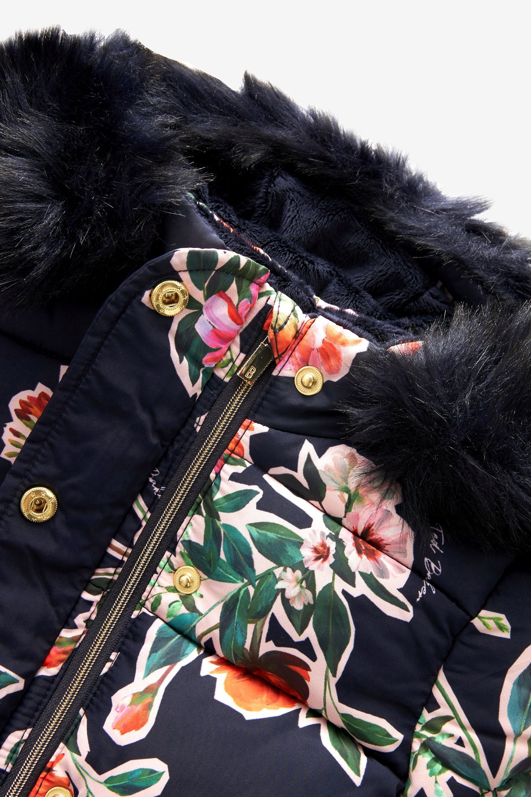 Navy Baker by Ted Baker Navy Floral Coat