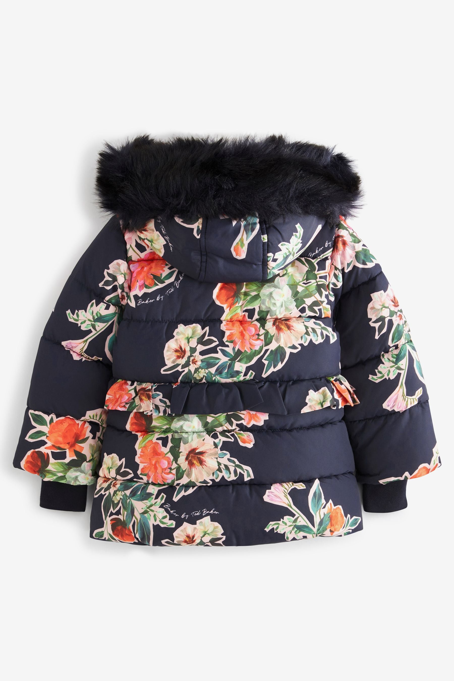 Navy Baker by Ted Baker Navy Floral Coat