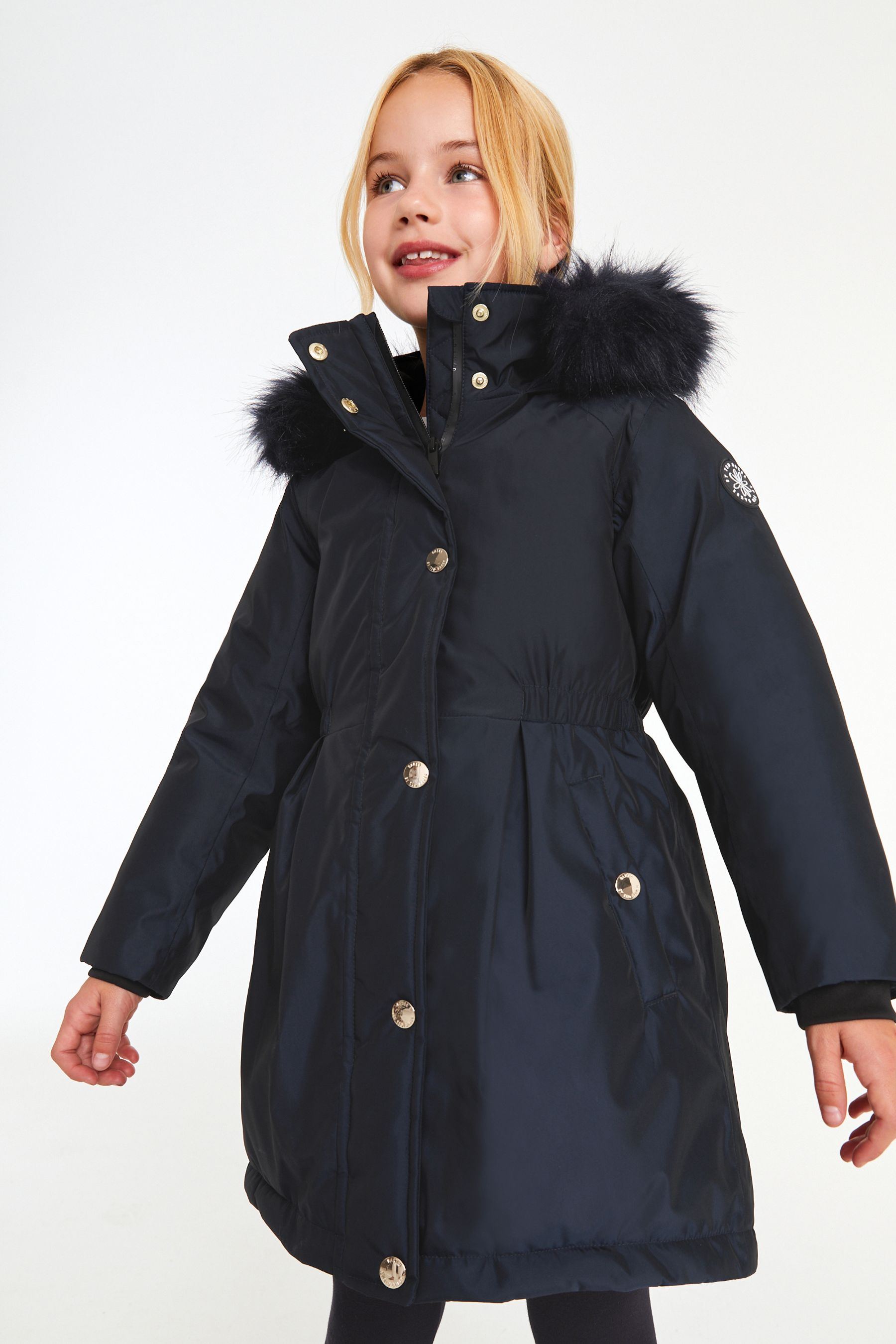 Navy Baker by Ted Baker Navy Waterproof Coat