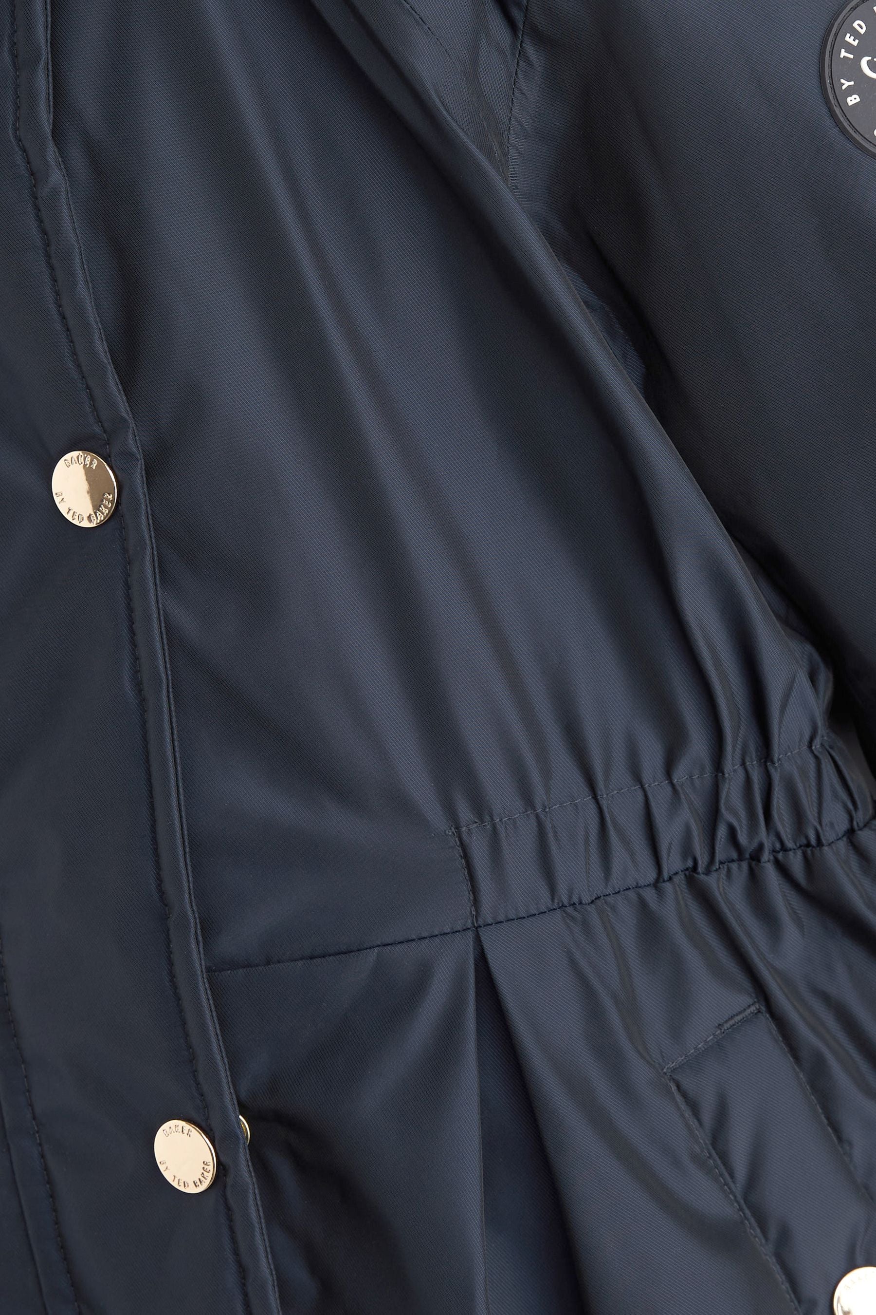 Navy Baker by Ted Baker Navy Waterproof Coat