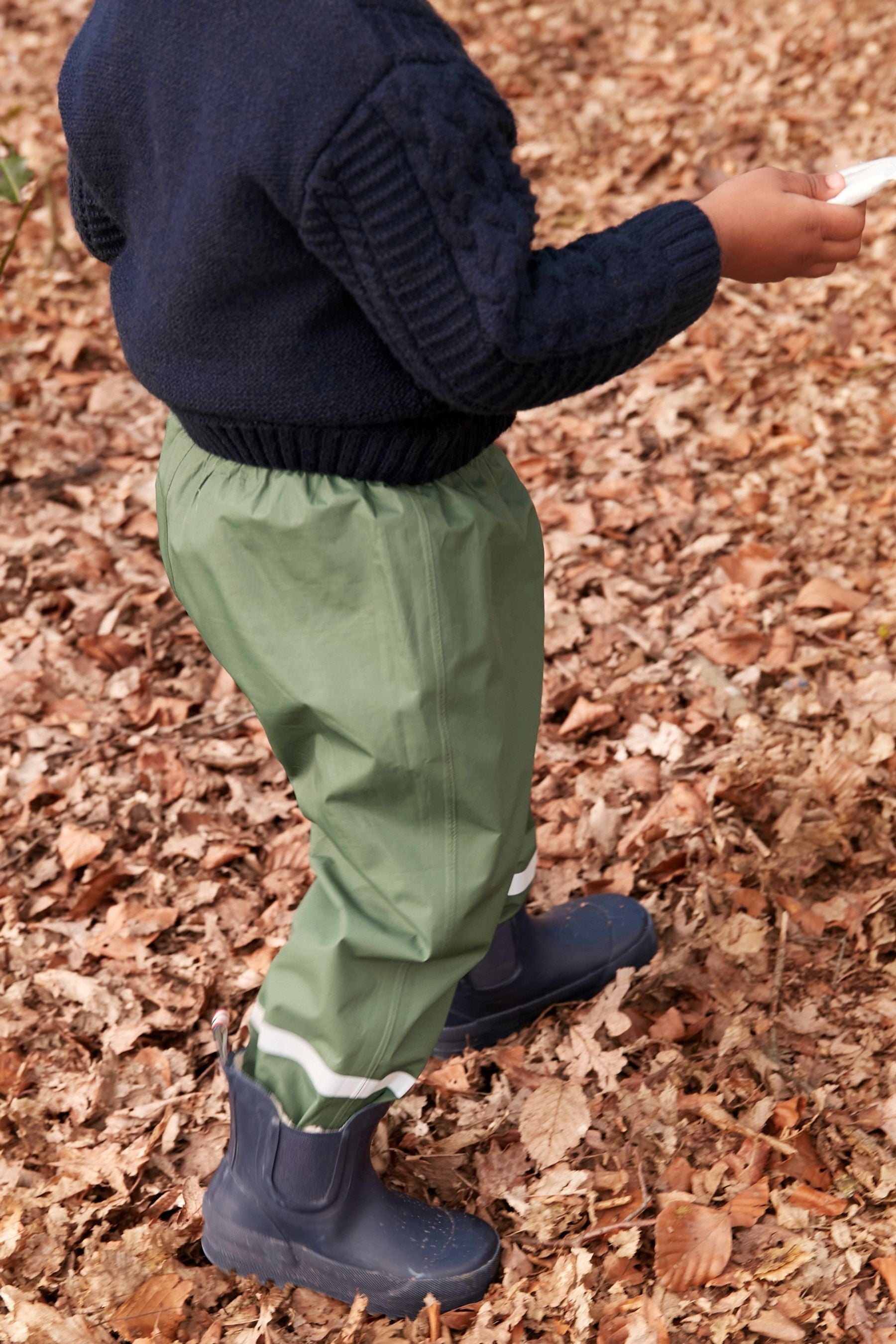 Khaki Green Waterproof Trousers (9mths-7yrs)