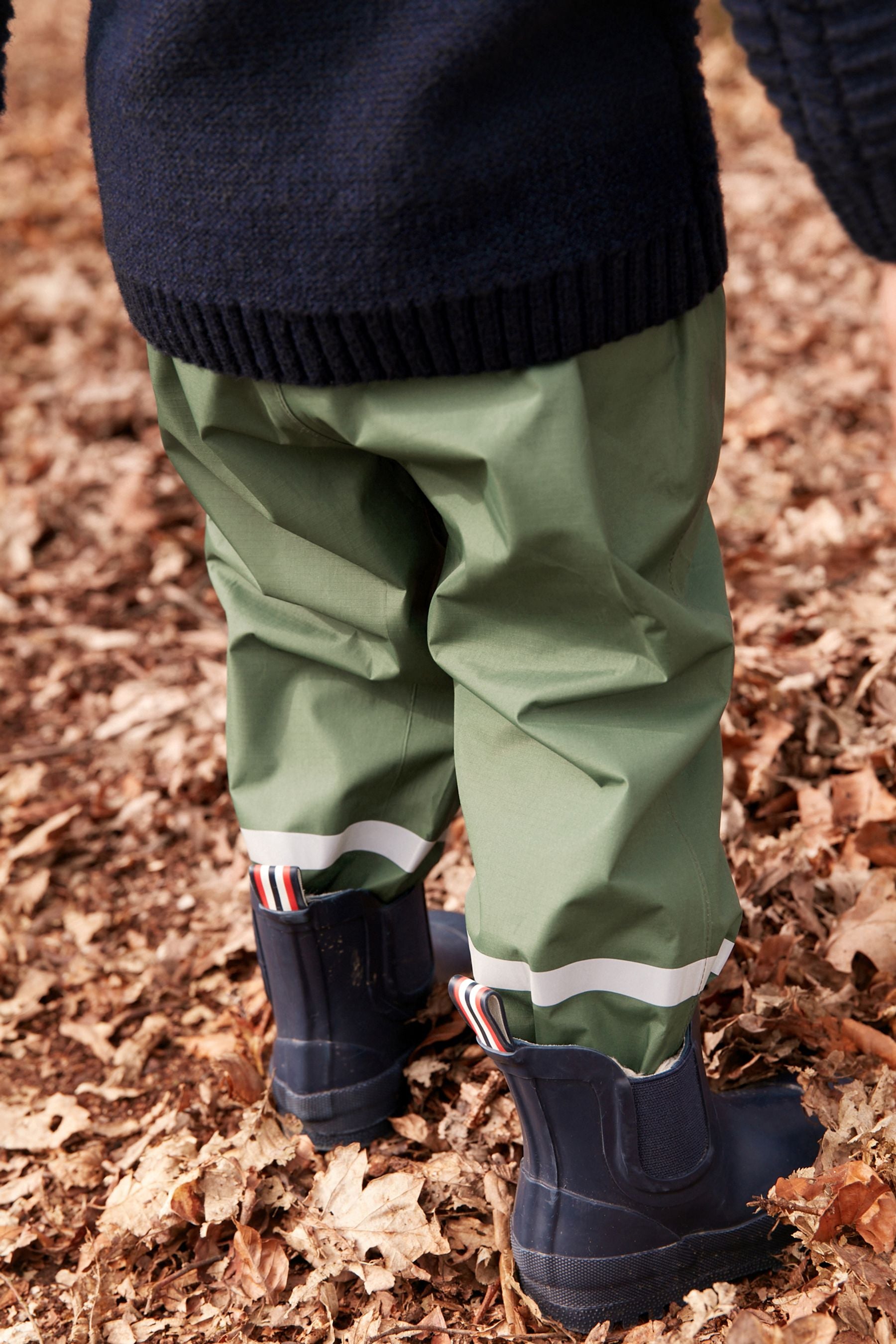 Khaki Green Waterproof Trousers (9mths-7yrs)