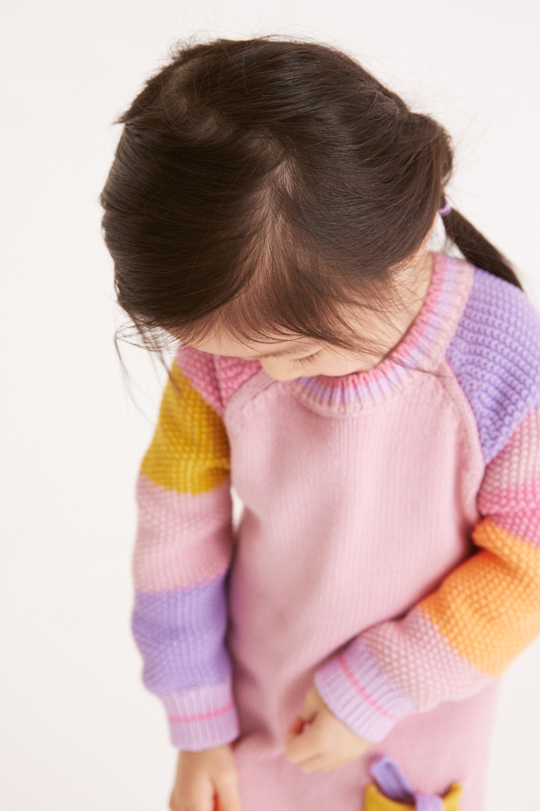 Lilac Purple Jumper Dress And Tights (3mths-7yrs)