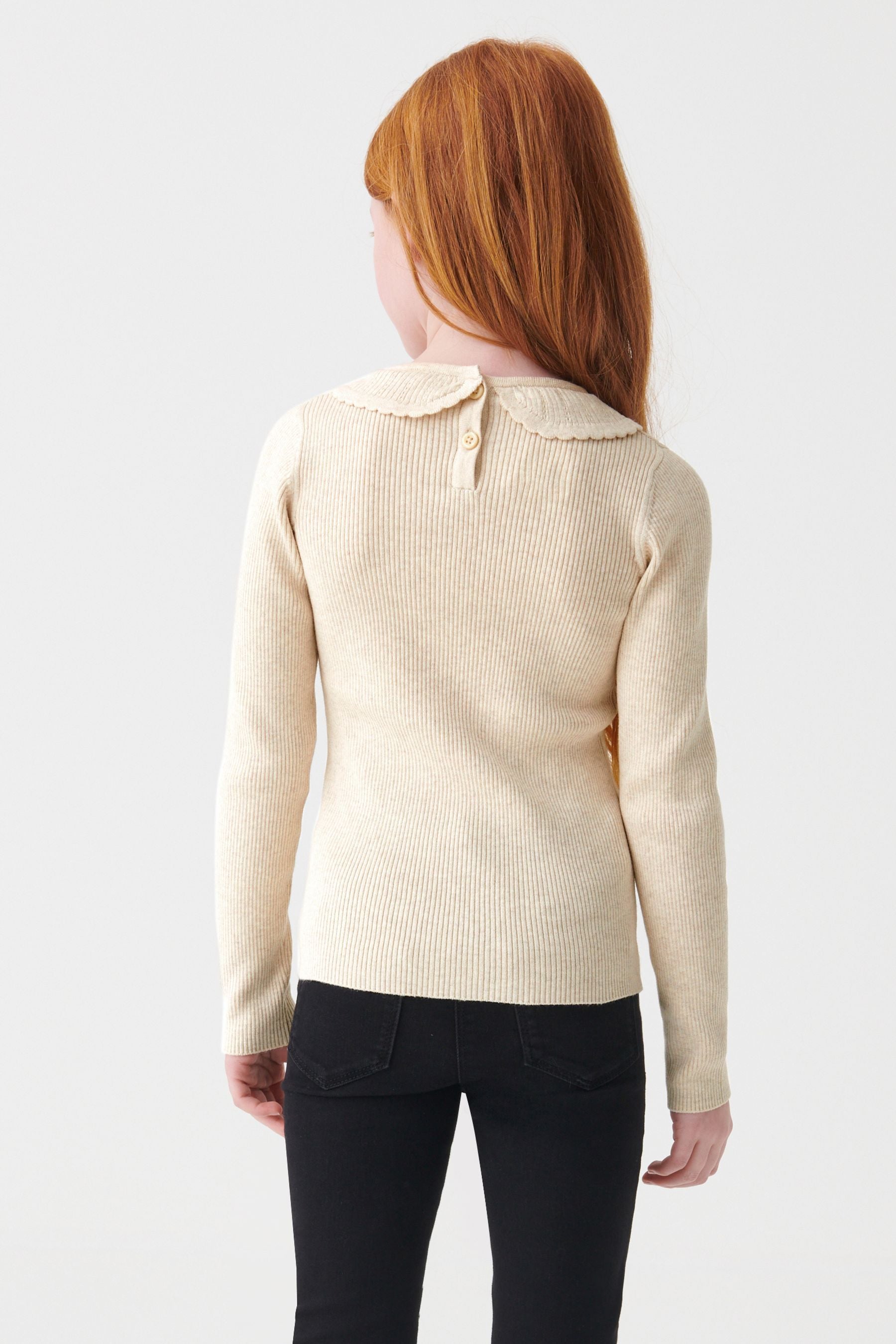 Oatmeal Collar Neck Jumper (3-16yrs)