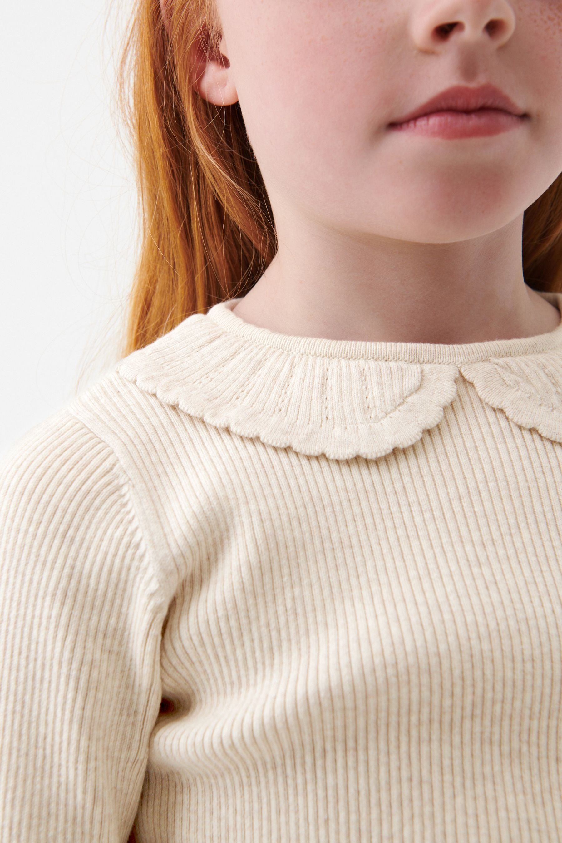 Oatmeal Collar Neck Jumper (3-16yrs)