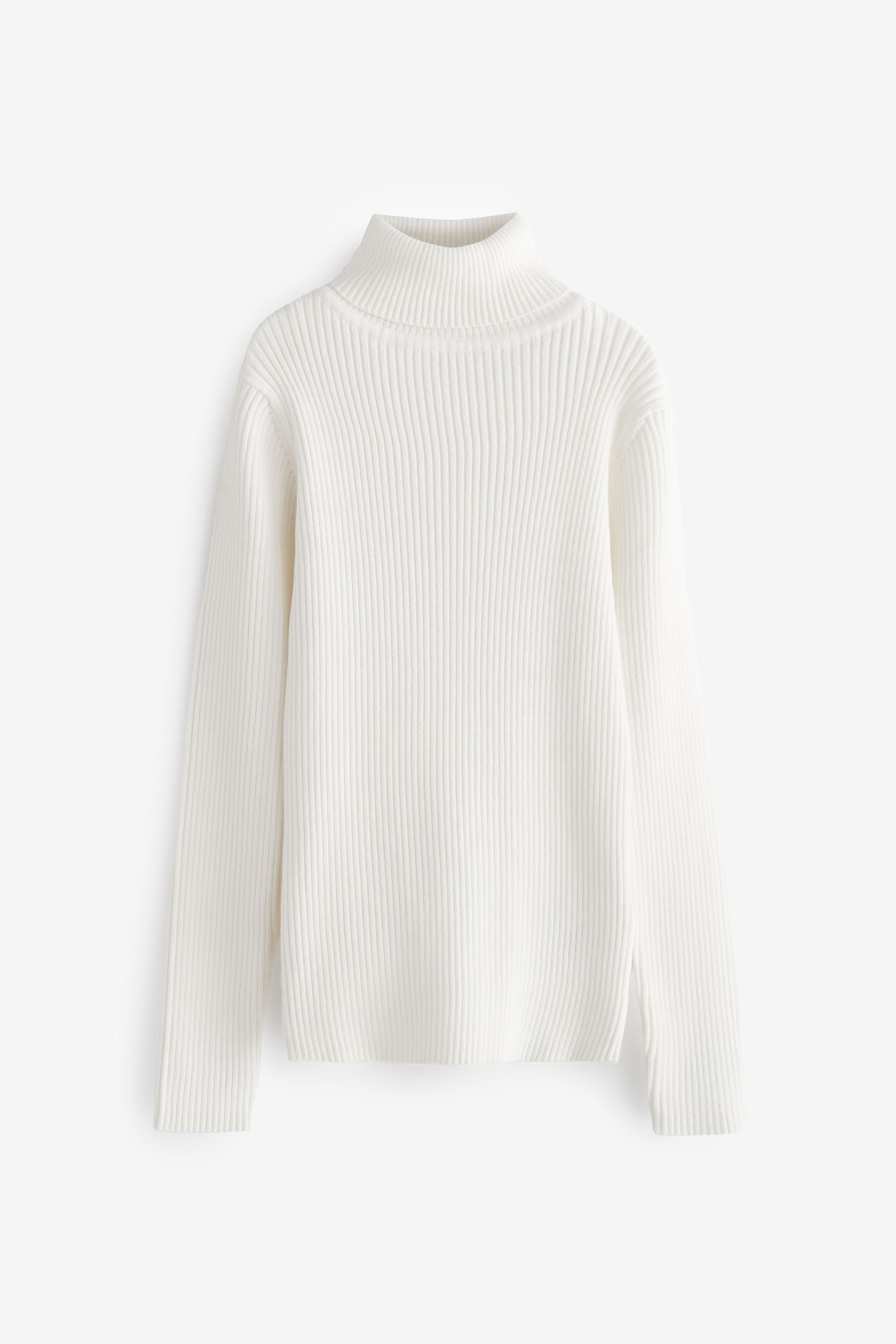 Ecru White Roll Neck Jumper (3-16yrs)