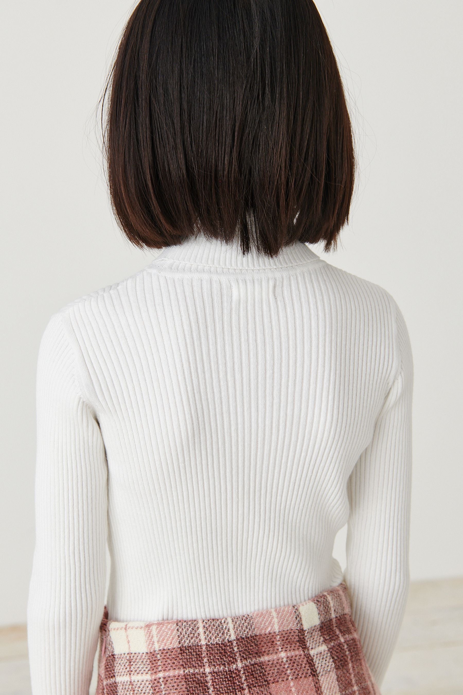 Ecru White Roll Neck Jumper (3-16yrs)