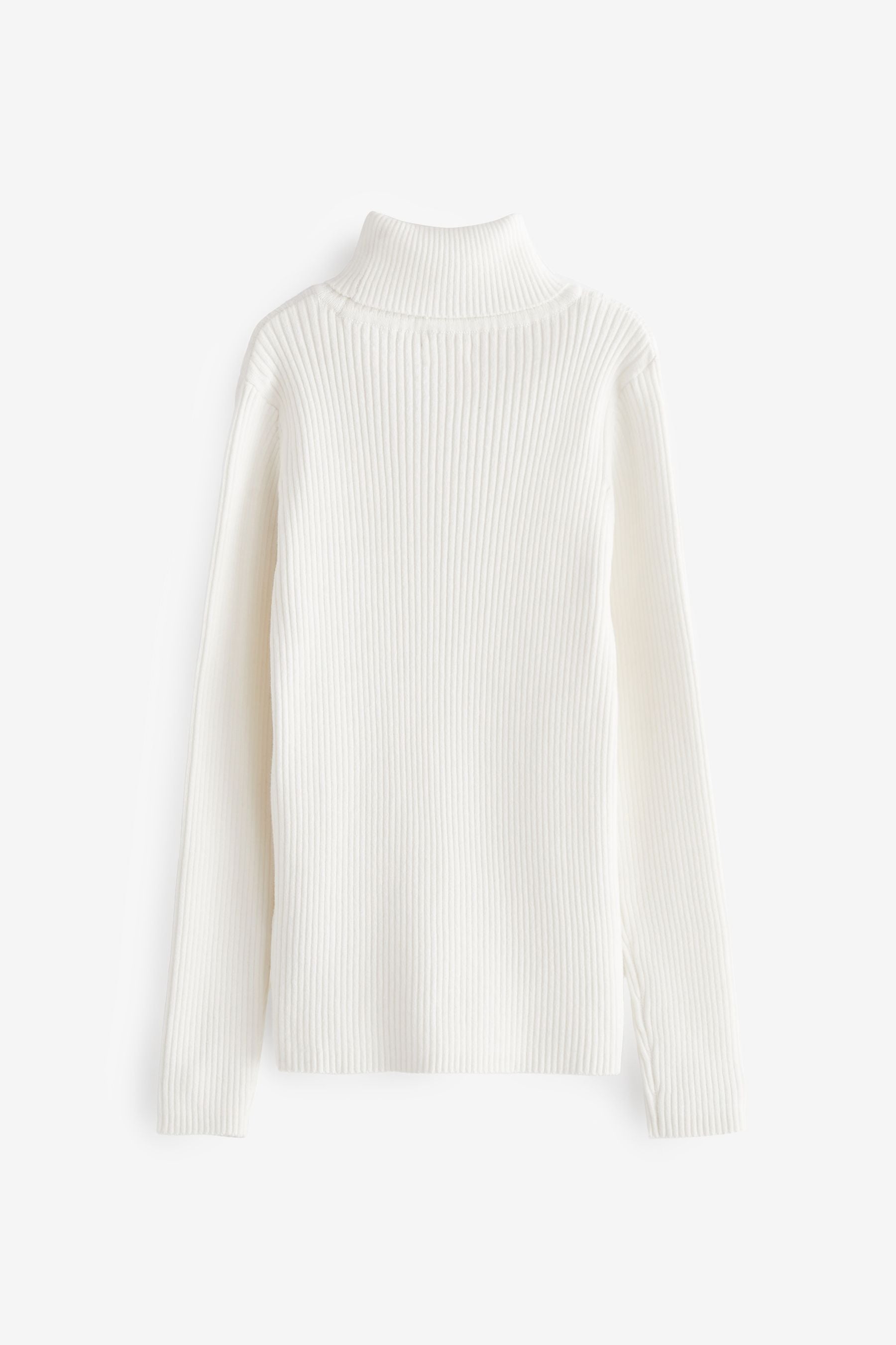 Ecru White Roll Neck Jumper (3-16yrs)