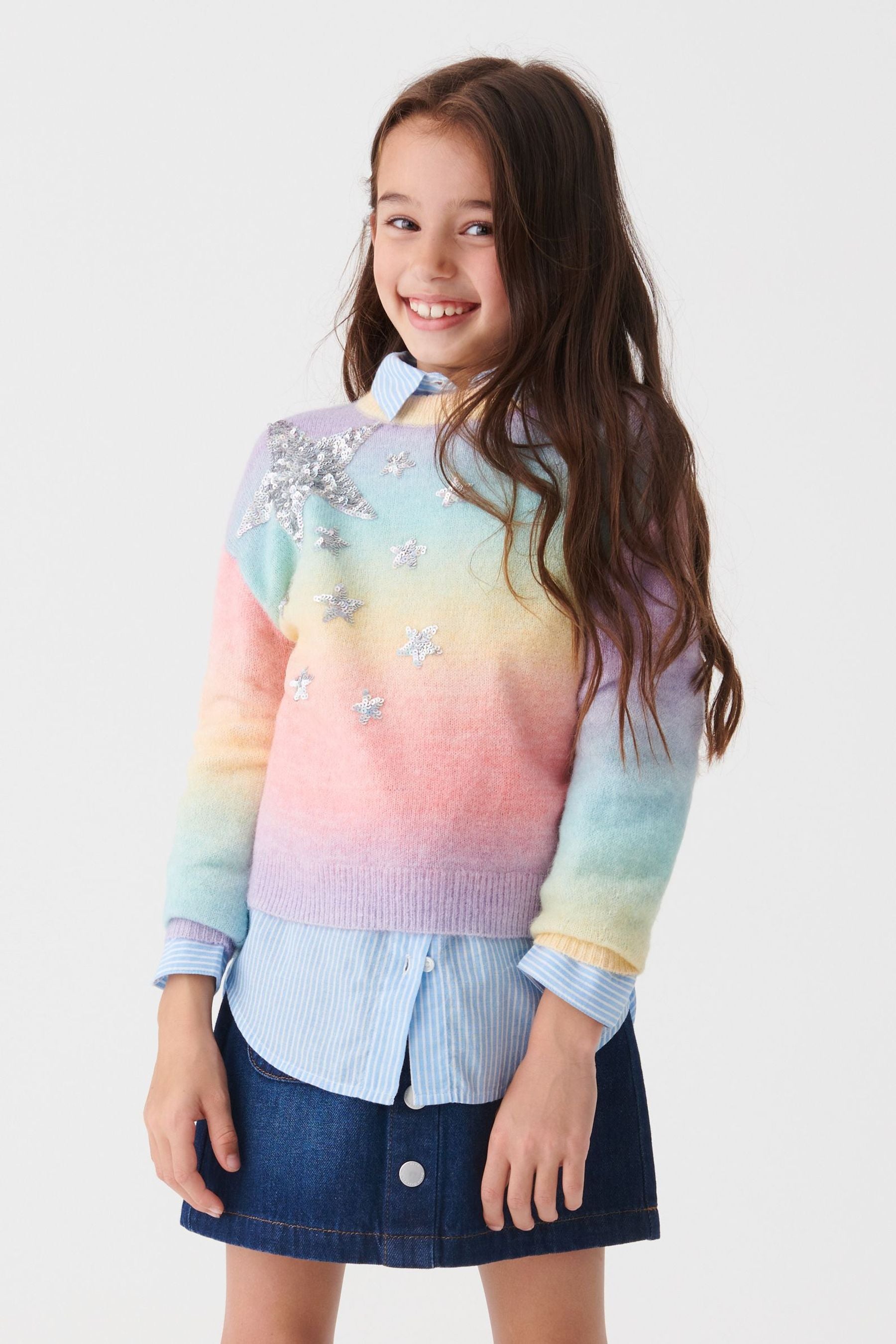 Multi Sequin Jumper (3-16yrs)