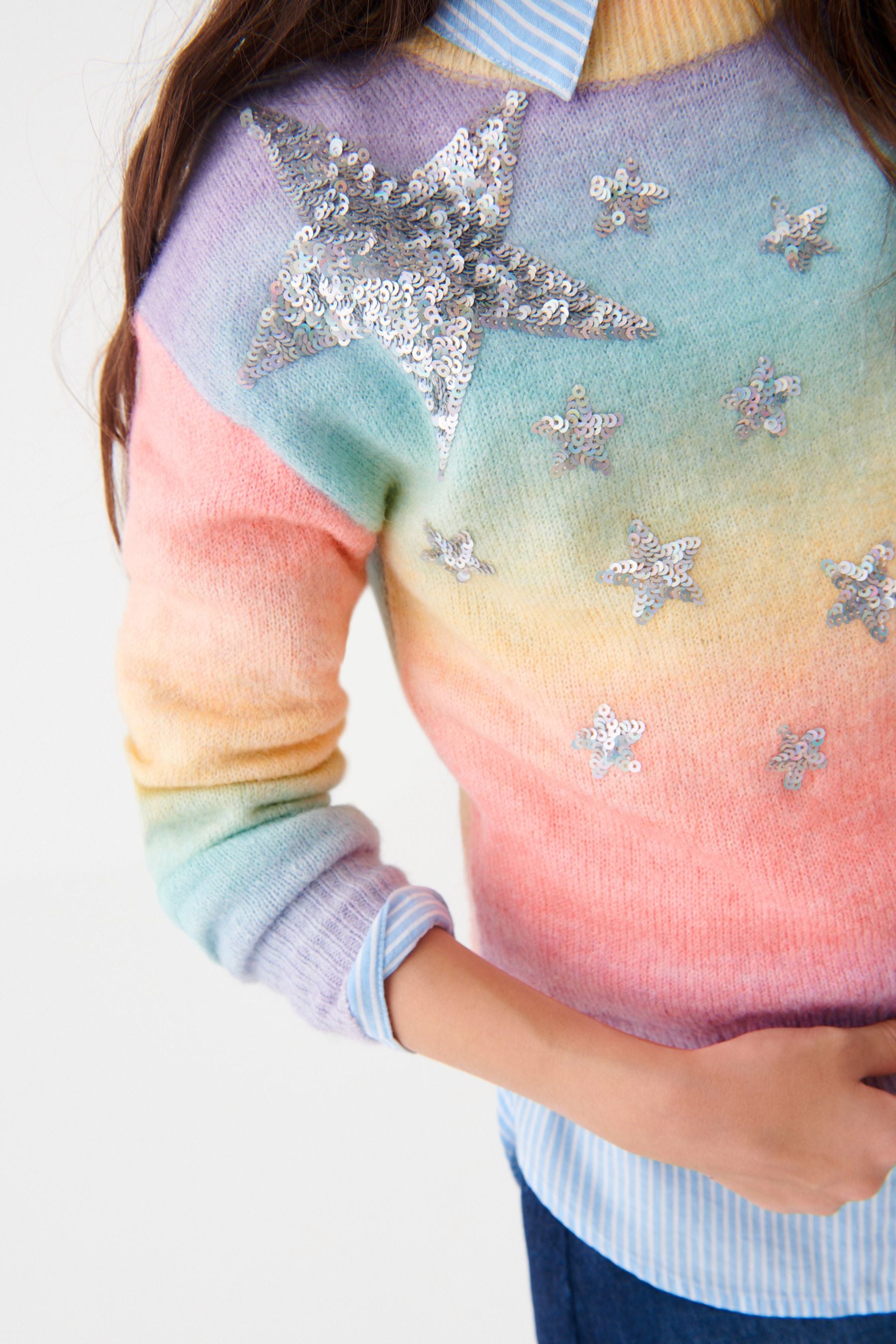 Multi Sequin Jumper (3-16yrs)