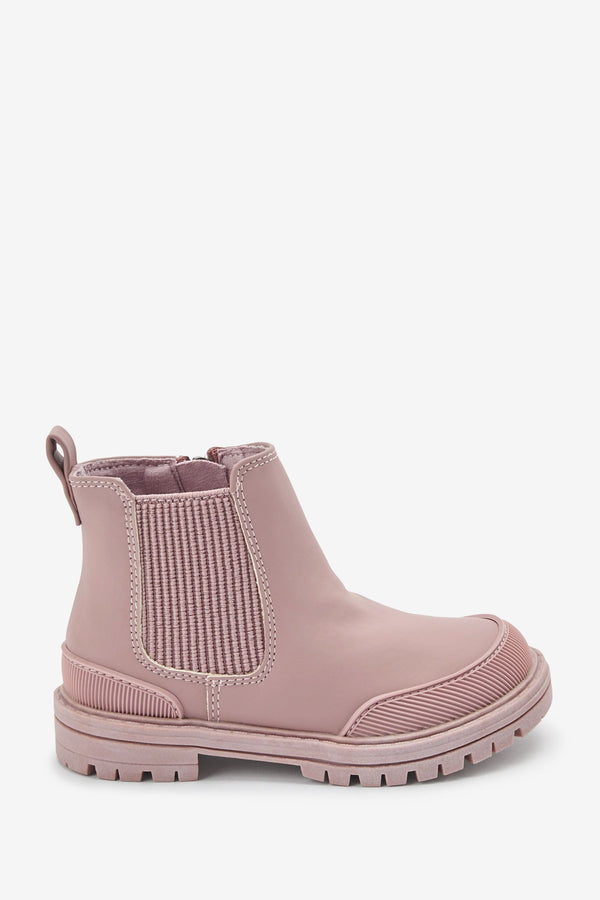 Pink Chelsea Boots