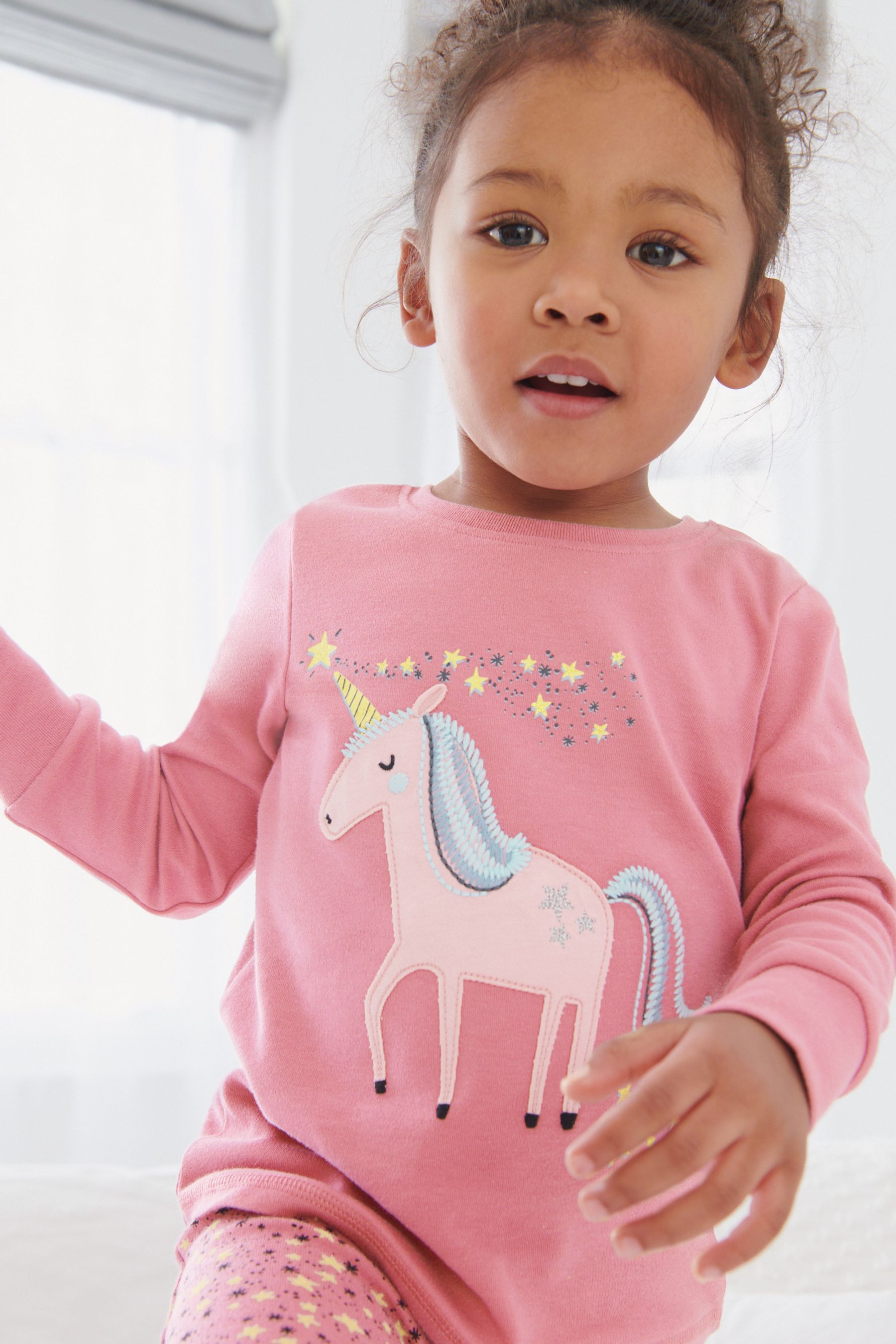 Pink/Blue Unicorn Pyjamas 3 Pack (9mths-8yrs)