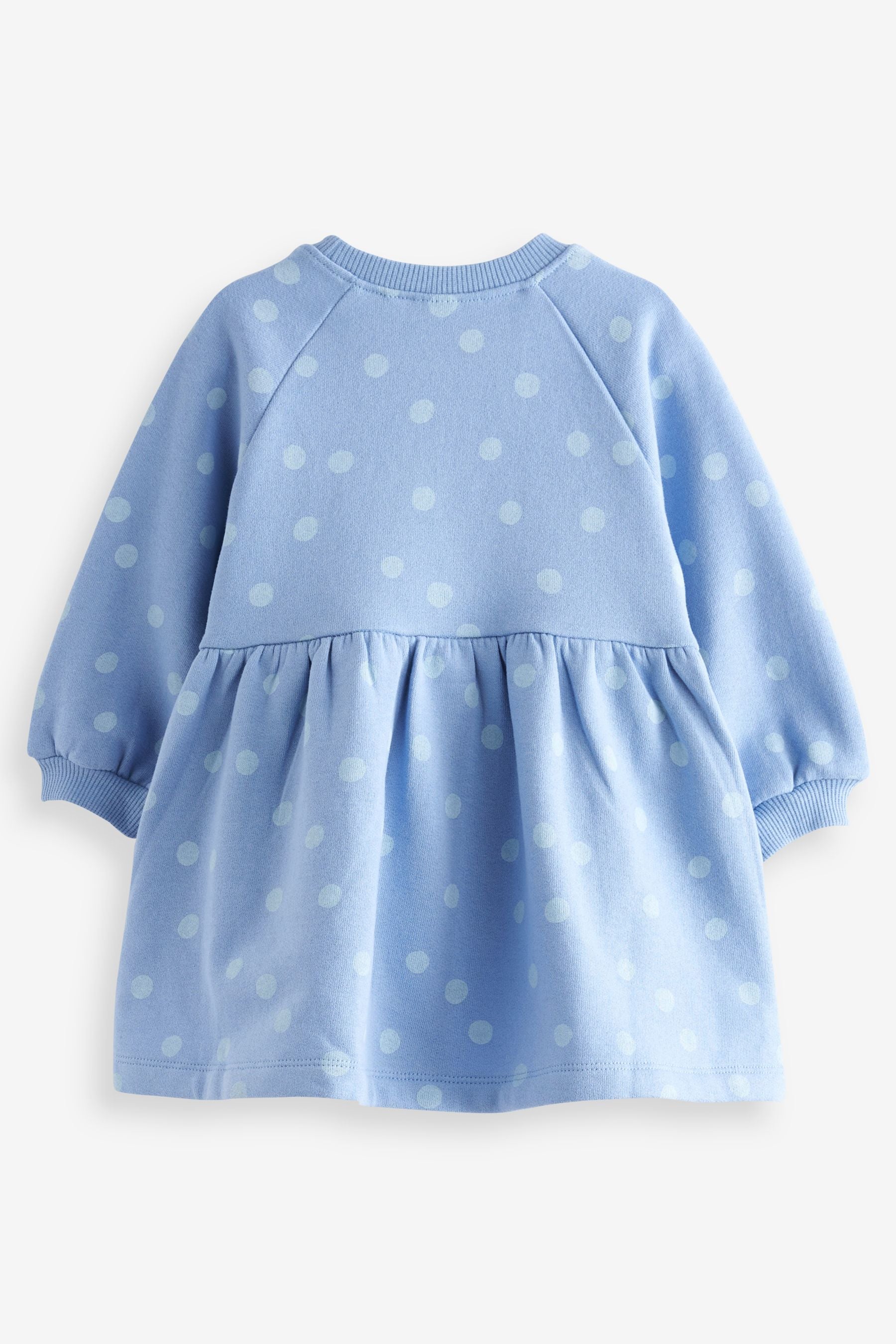 Blue Ladybird Character Sweat Dress (3mths-7yrs)