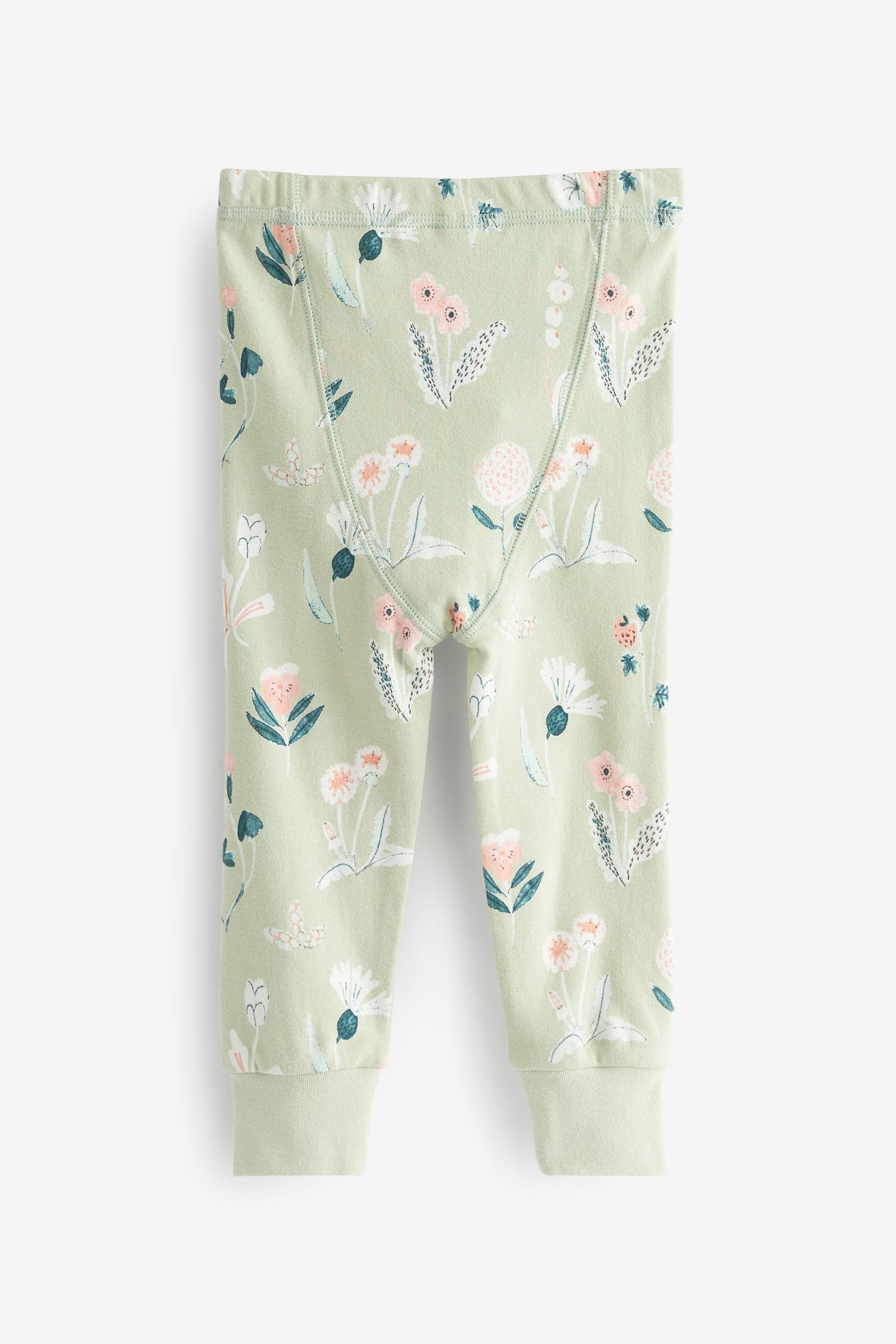 Cream/Green Fairy 2 Pack Pyjamas (9mths-8yrs)