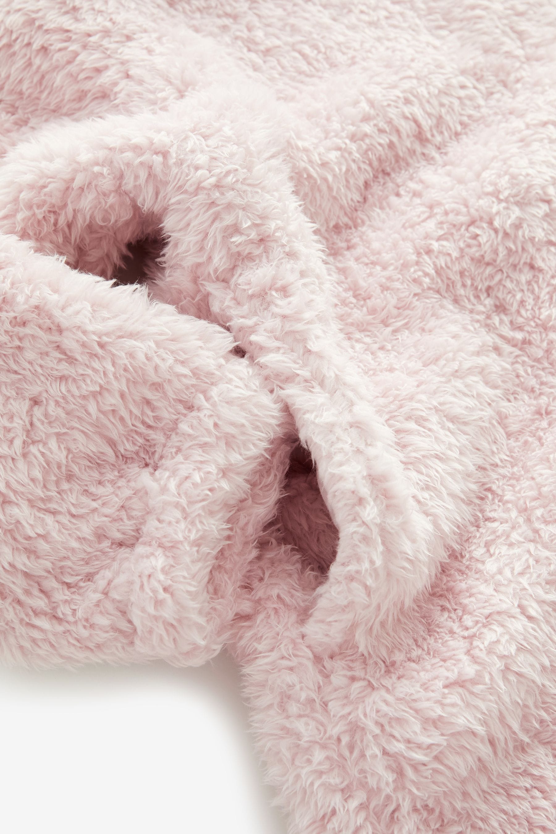 Pink Feather Yarn Fleece Hooded Blanket (3-16yrs)