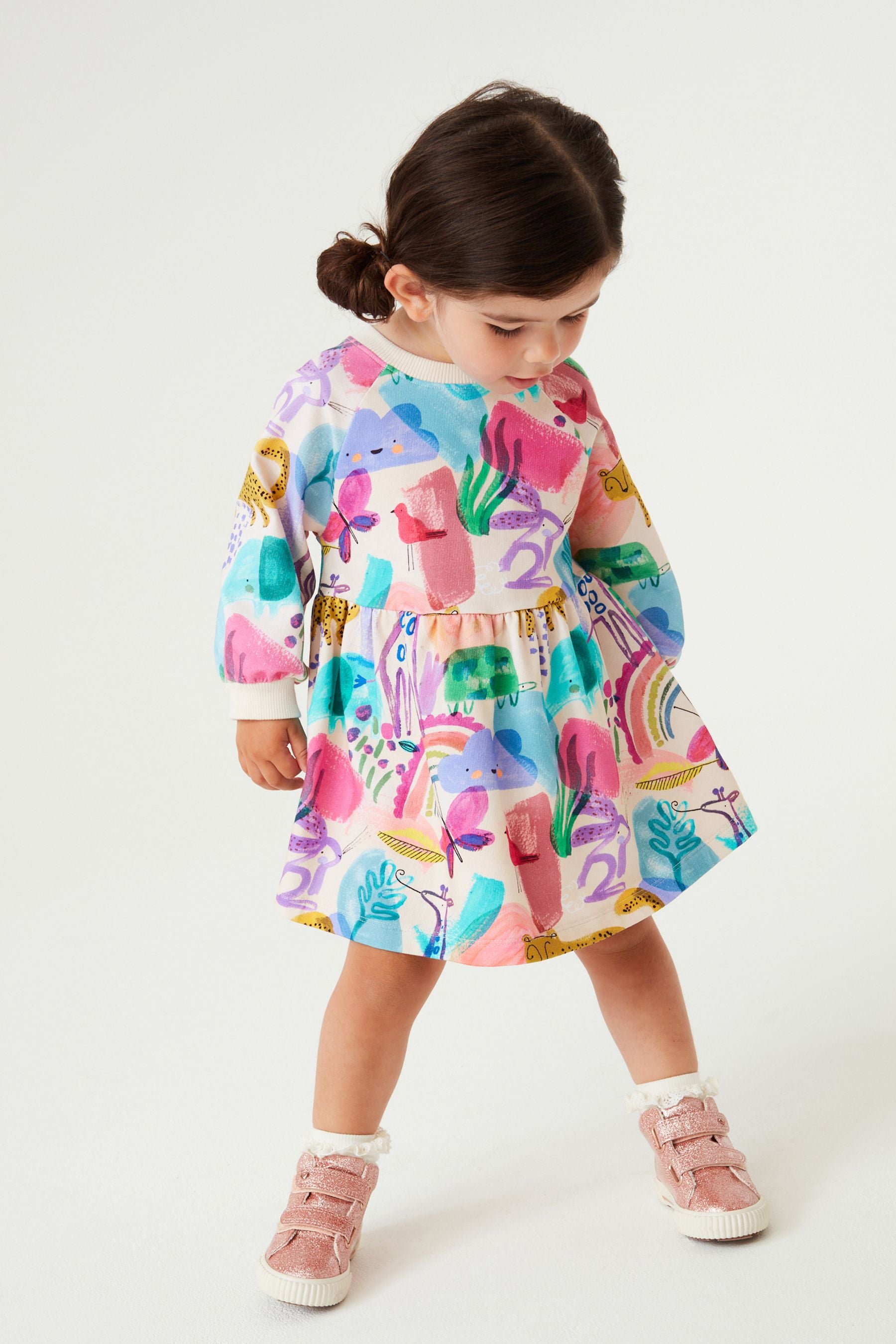 Bright Character Sweat Dress (3mths-7yrs)