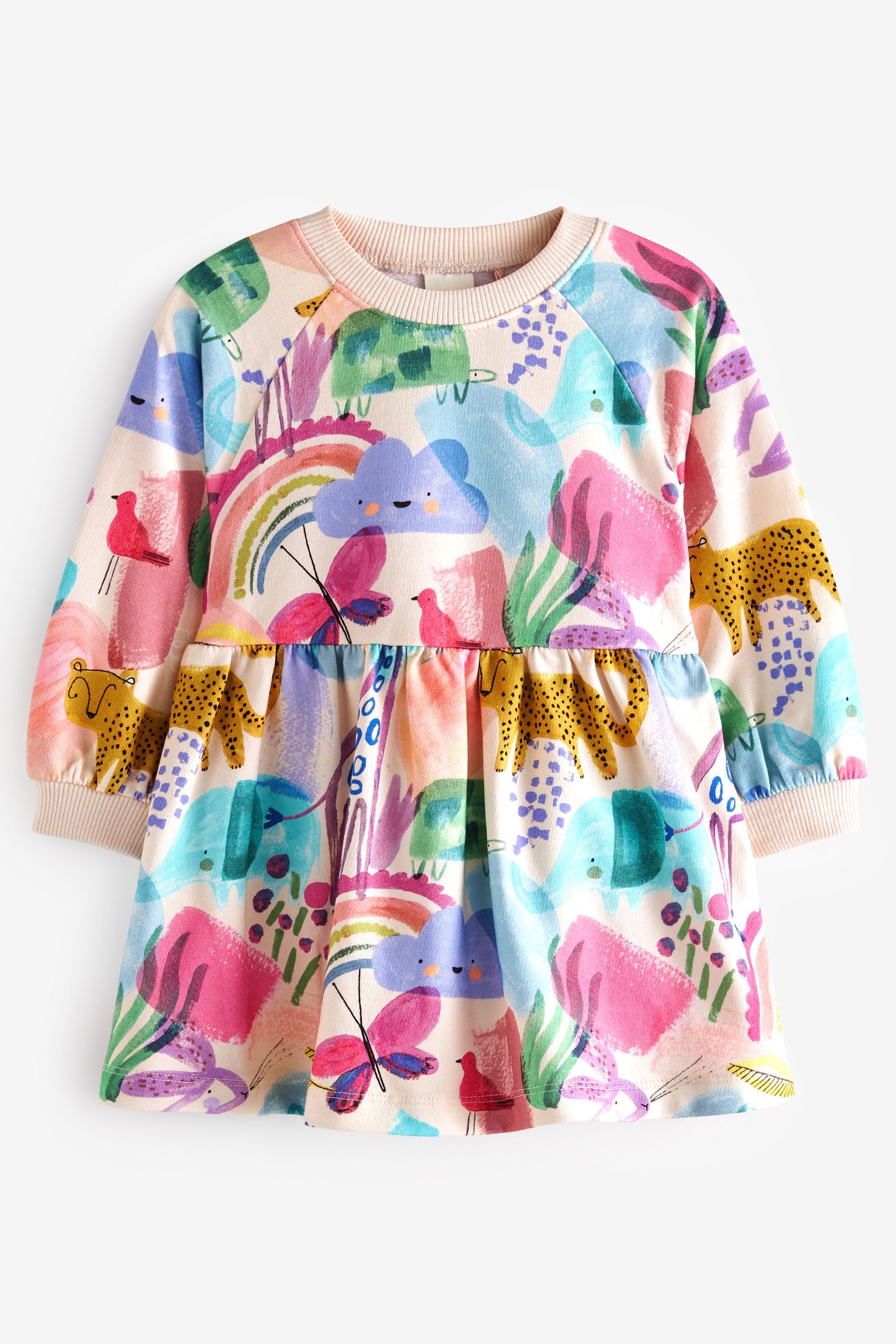 Bright Character Sweat Dress (3mths-7yrs)