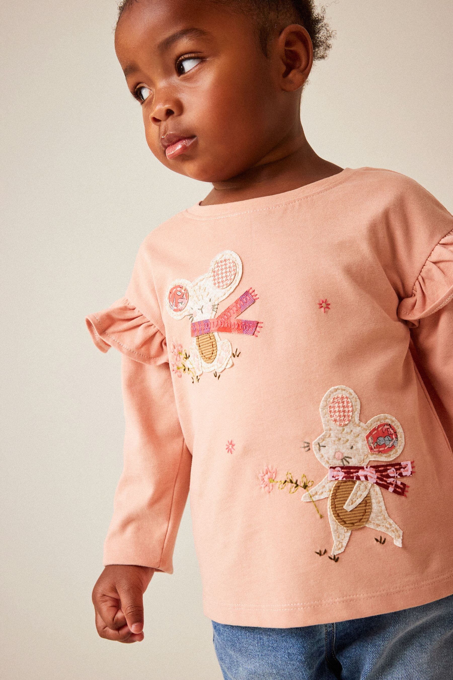 Pink Mouse T-Shirt (3mths-7yrs)