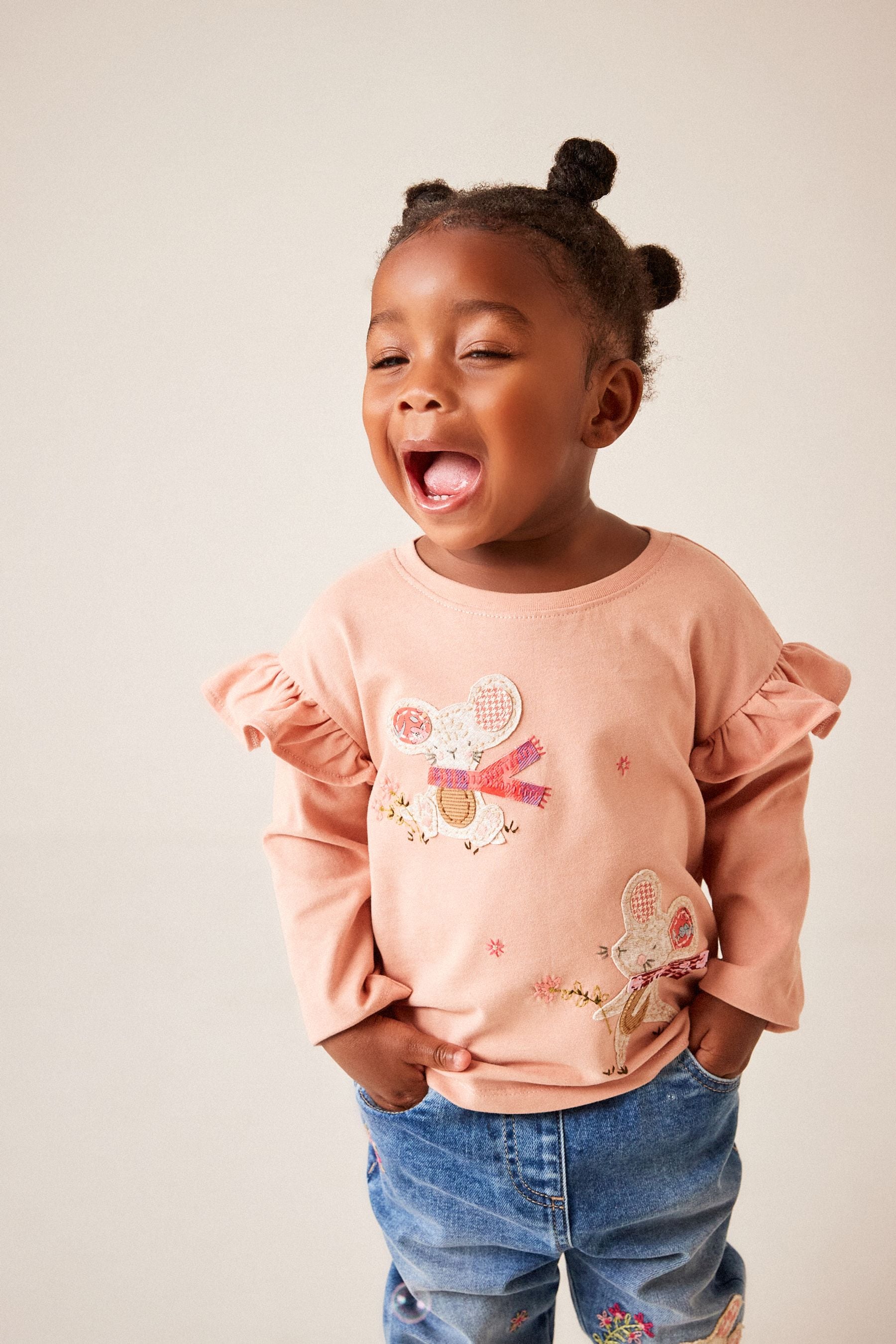 Pink Mouse T-Shirt (3mths-7yrs)