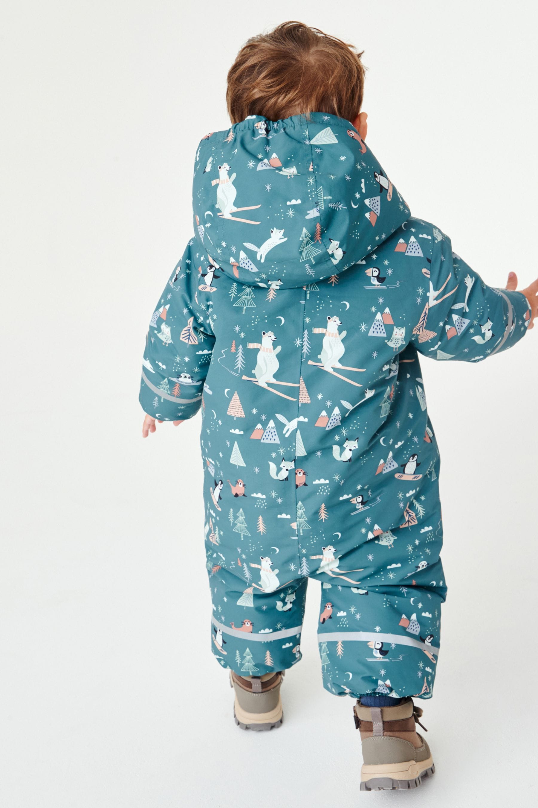 Teal Blue Waterproof Snowsuit (9mths-7yrs)