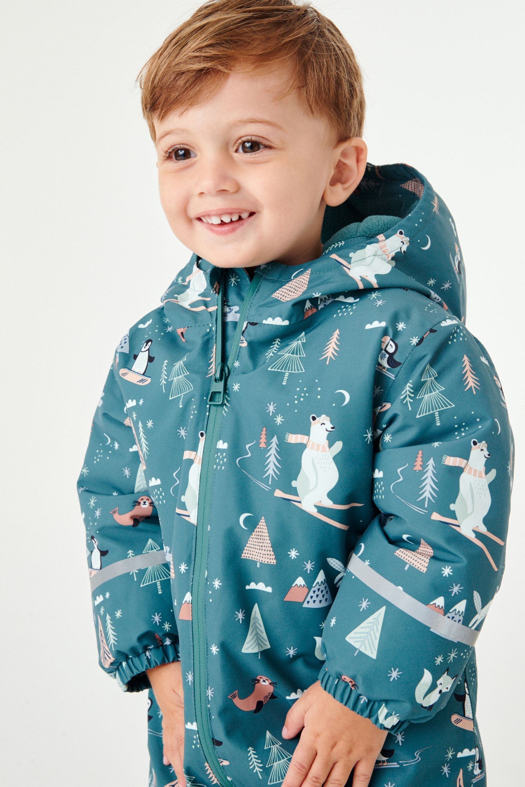 Teal Blue Waterproof Snowsuit (9mths-7yrs)