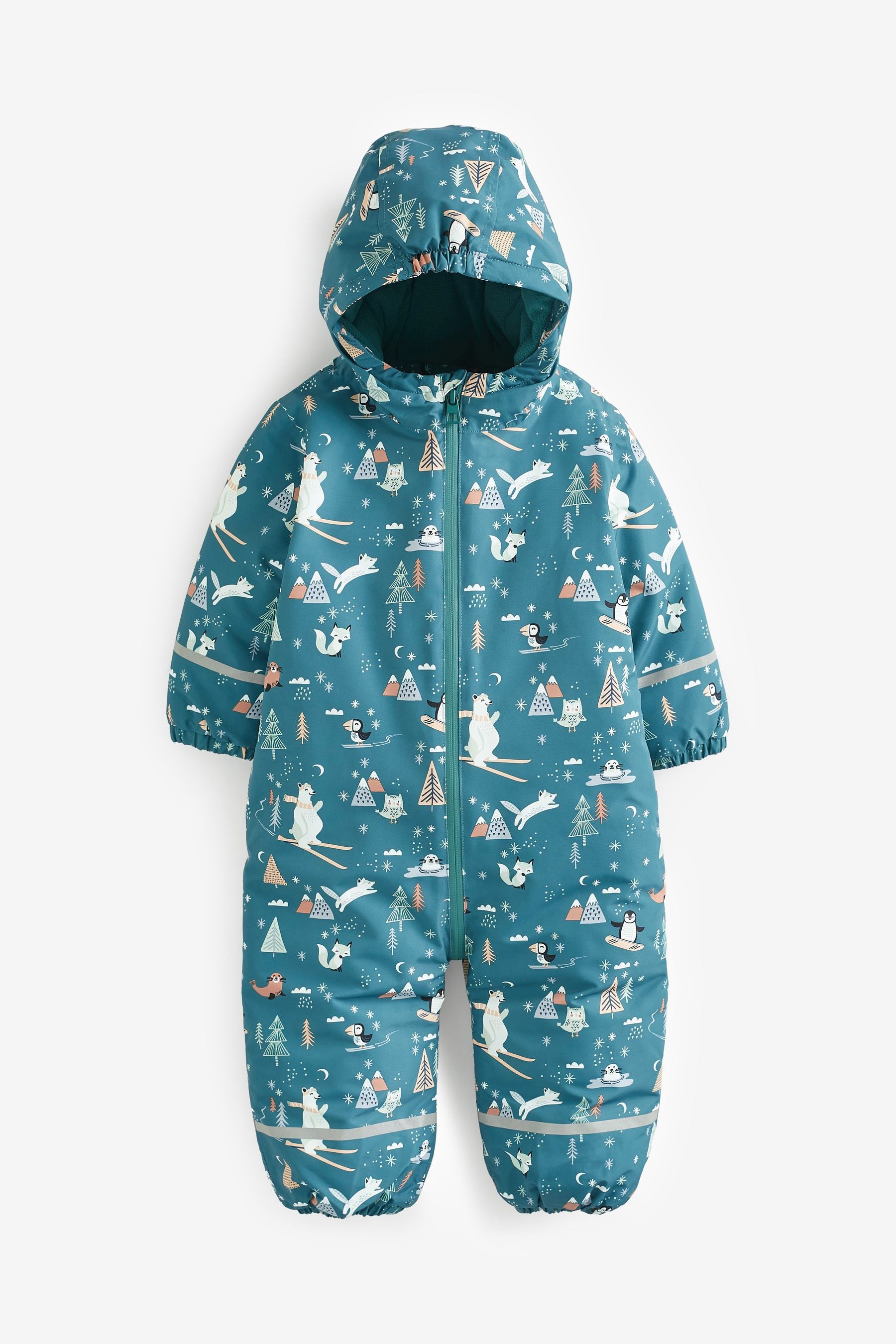 Teal Blue Waterproof Snowsuit (9mths-7yrs)