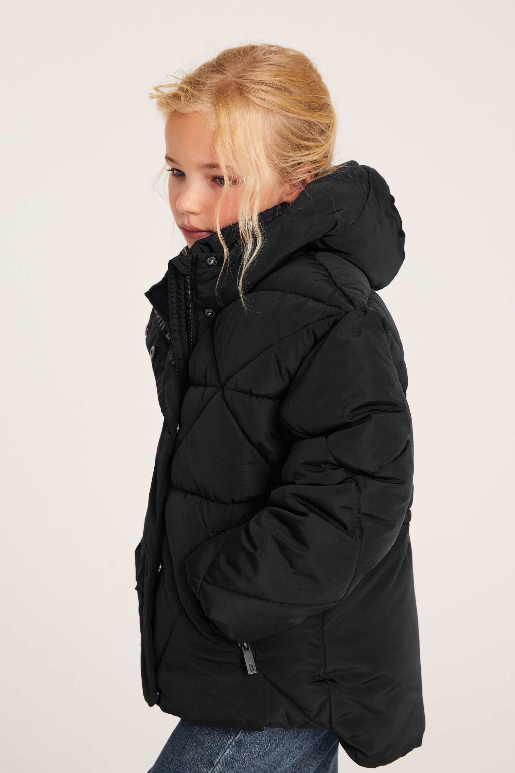 Black Baker by Ted Baker Short Padded Coat