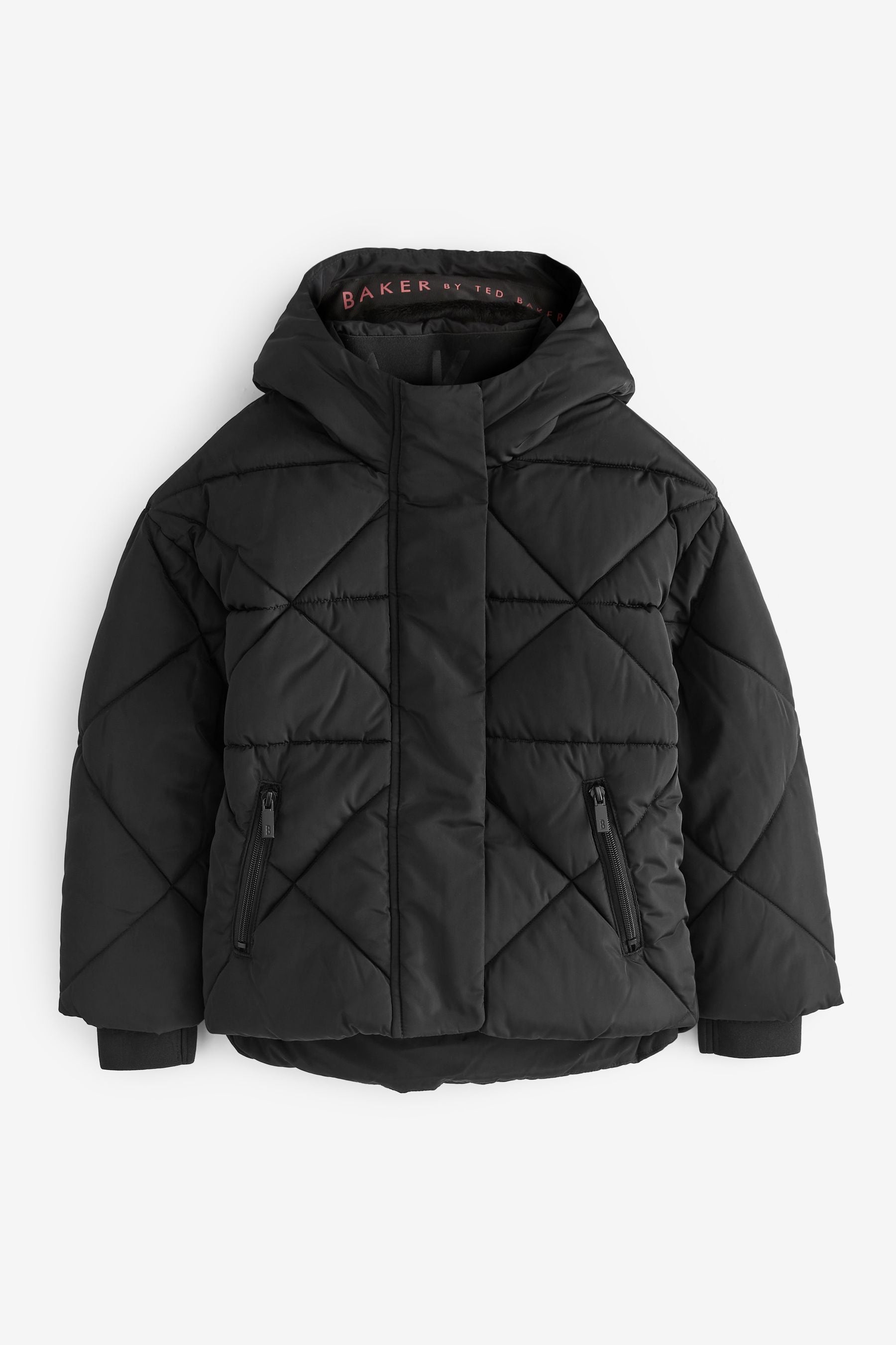 Black Baker by Ted Baker Short Padded Coat