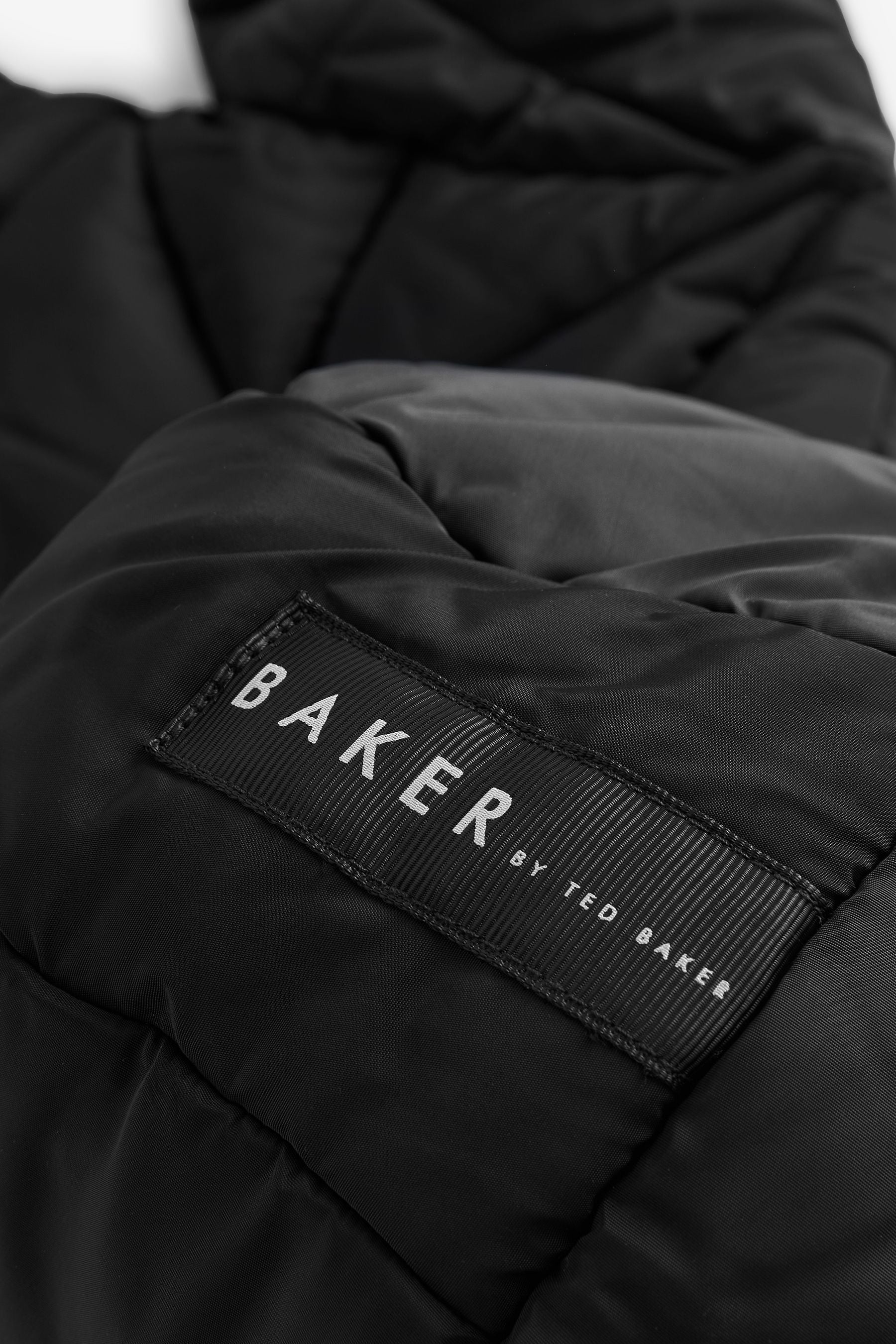 Black Baker by Ted Baker Short Padded Coat