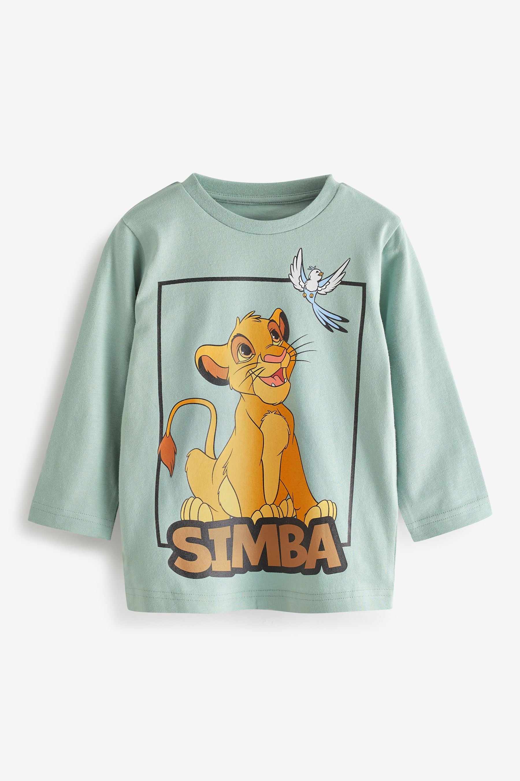 Pale Blue Lion King Long Sleeve T-Shirt (3mths-8yrs)