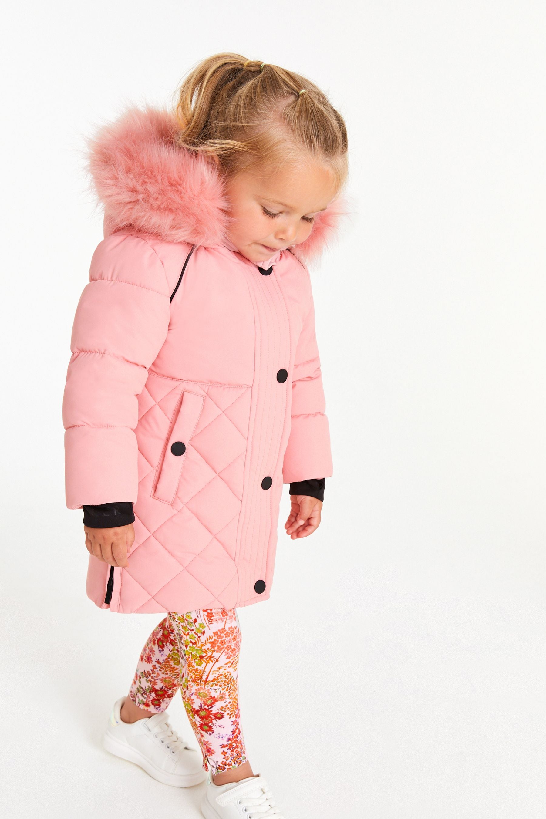 Pink Baker by Ted Baker Pink Quilted Coat