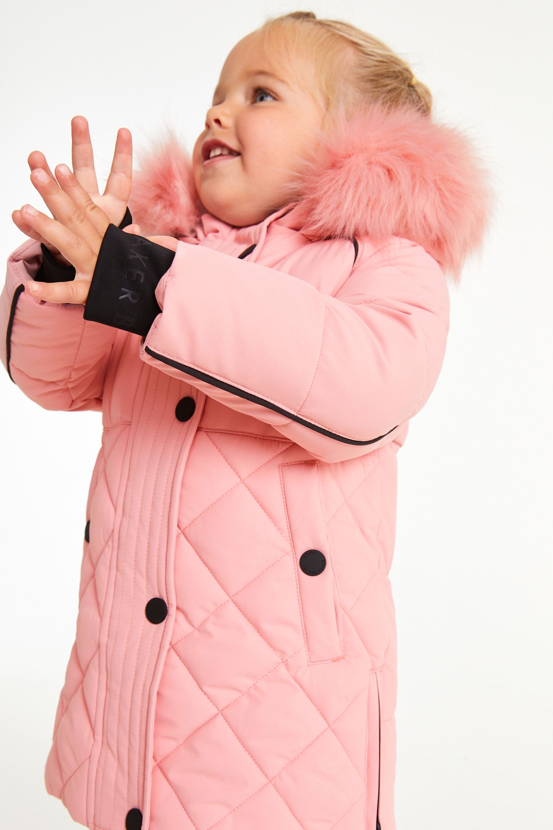 Pink Baker by Ted Baker Pink Quilted Coat