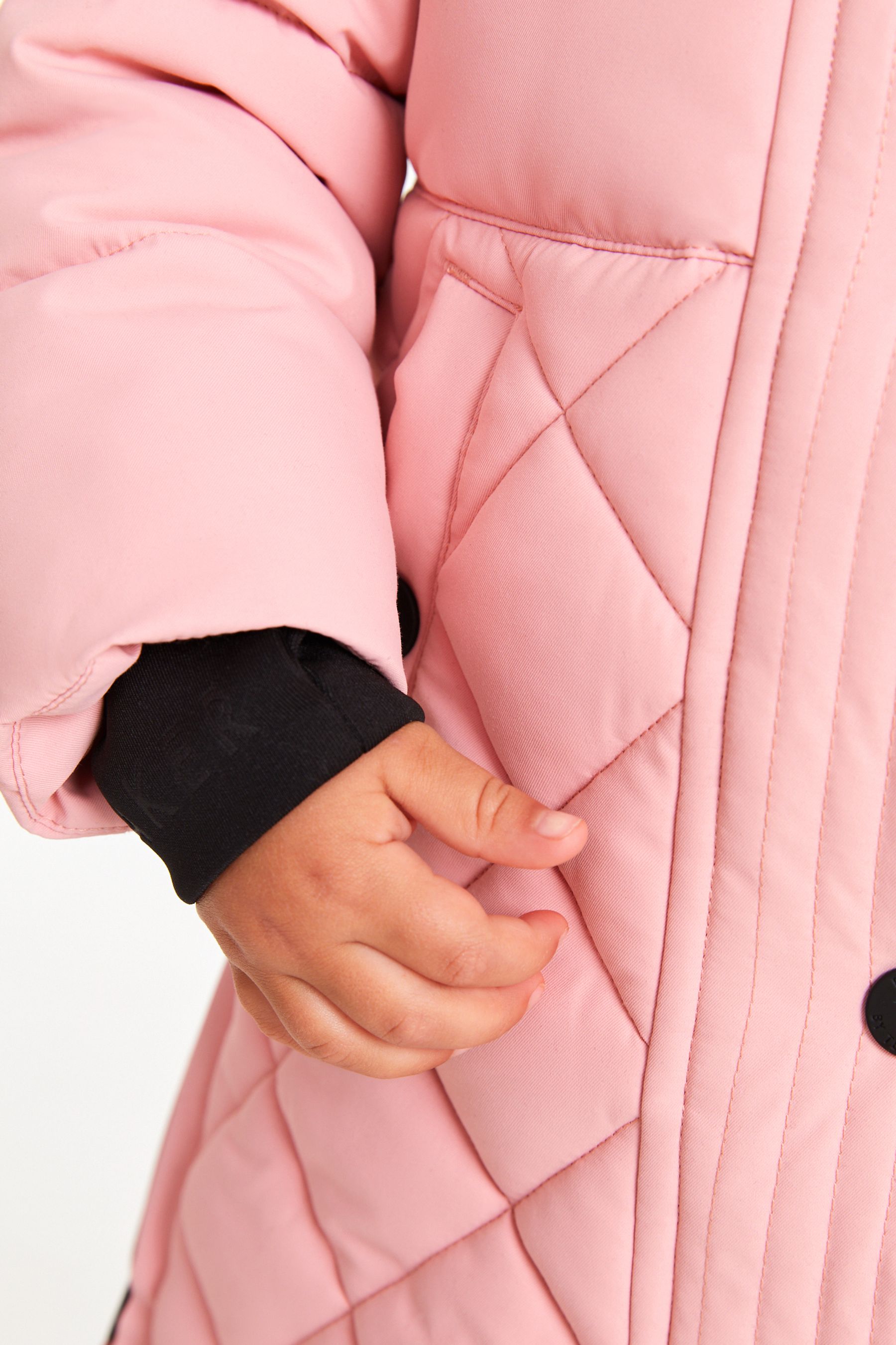 Pink Baker by Ted Baker Pink Quilted Coat