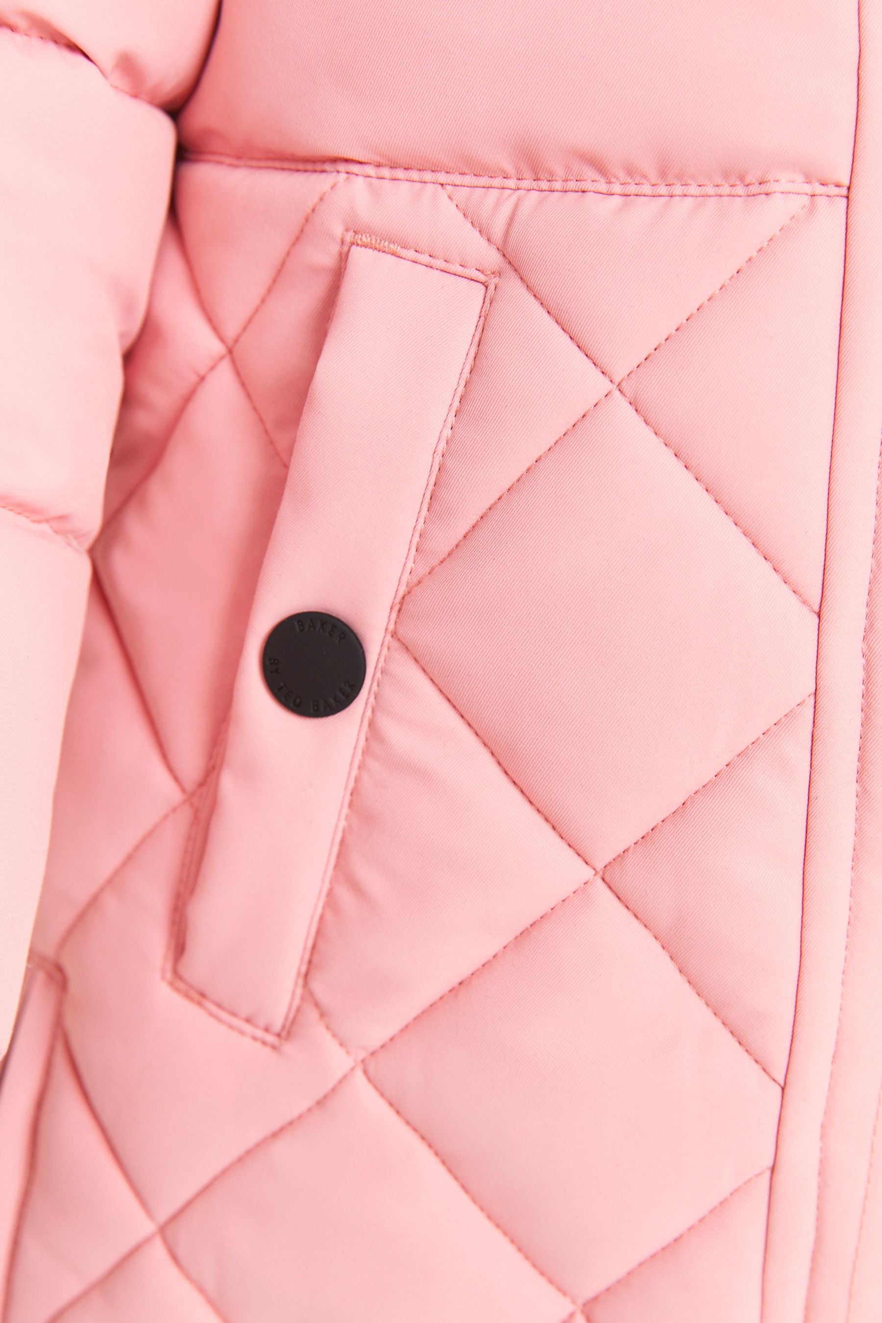 Pink Baker by Ted Baker Pink Quilted Coat