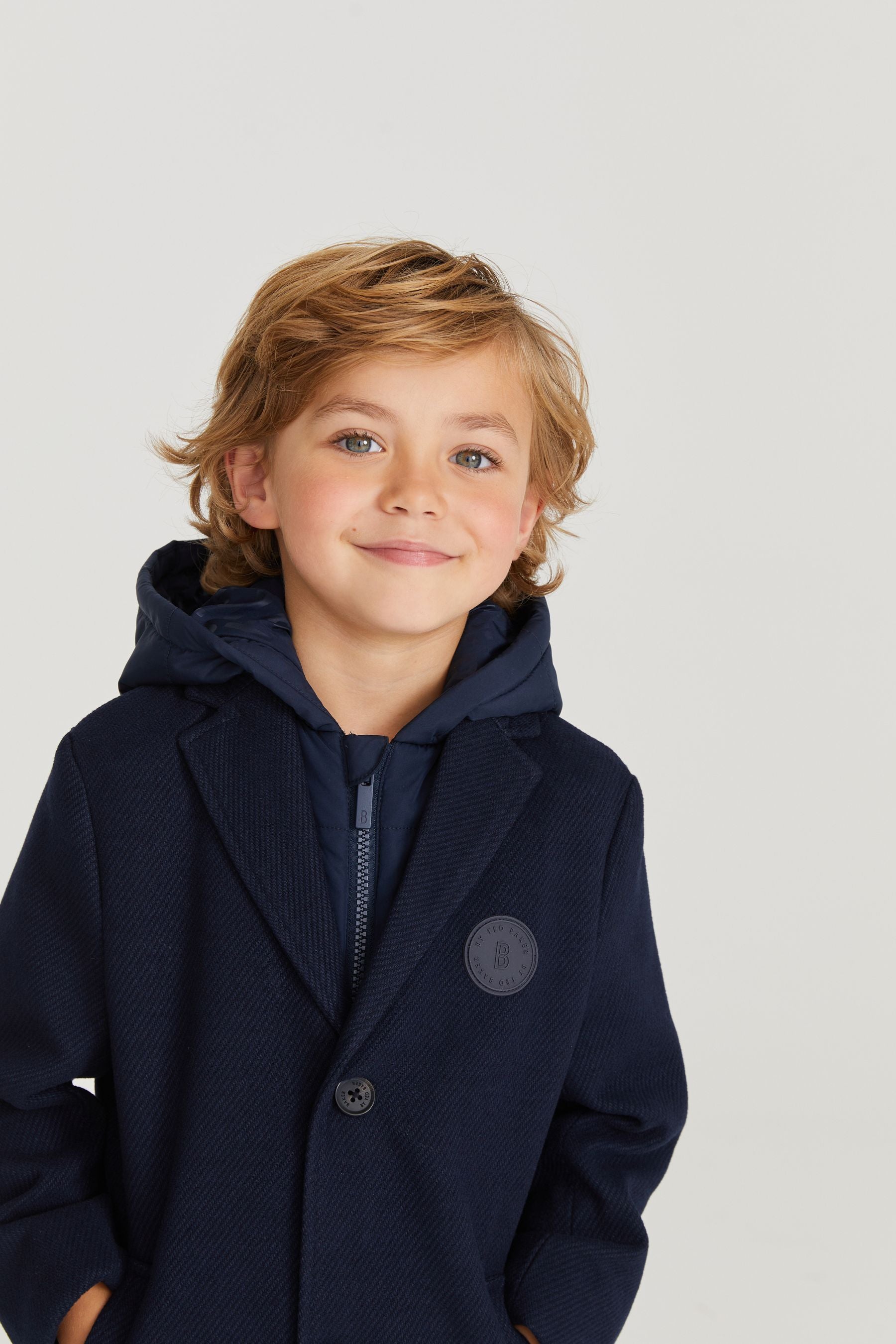 Navy Baker by Ted Baker Navy Smart Coat