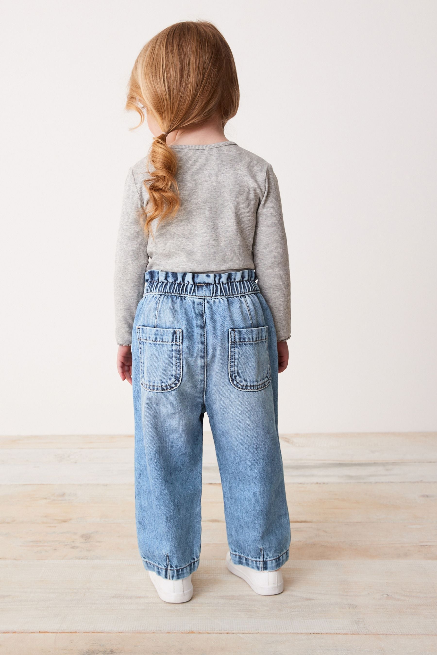 Denim Paperbag Jeans (3mths-7yrs)