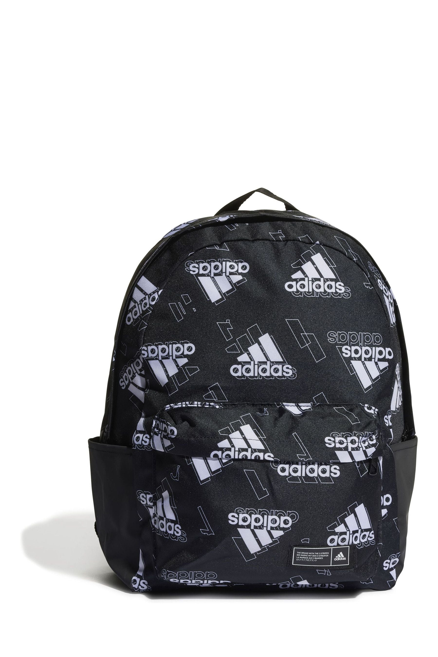 Black adidas Classic Graphic Backpack