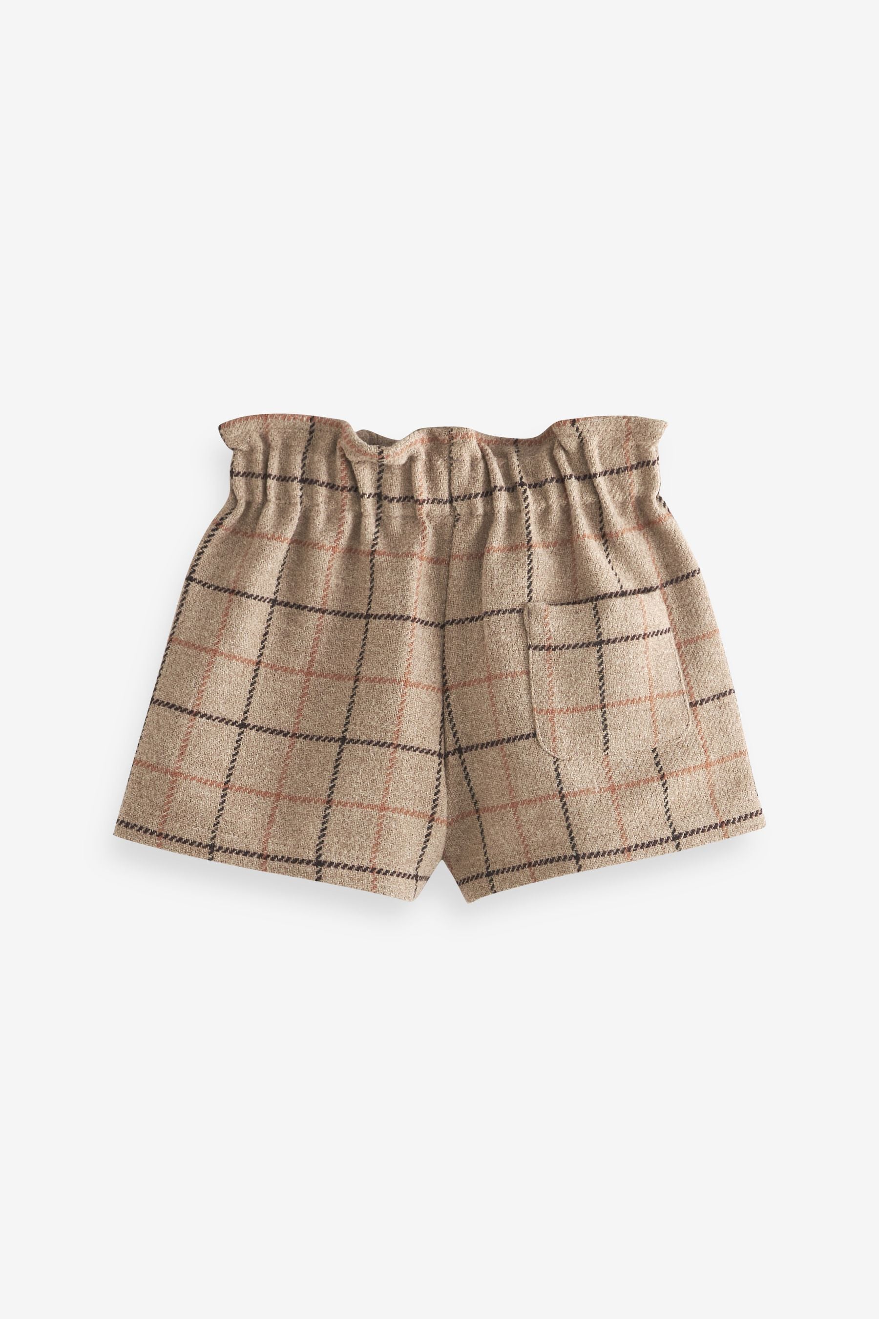 Mink Brown Check Short & Tight Set (3mths-7yrs)