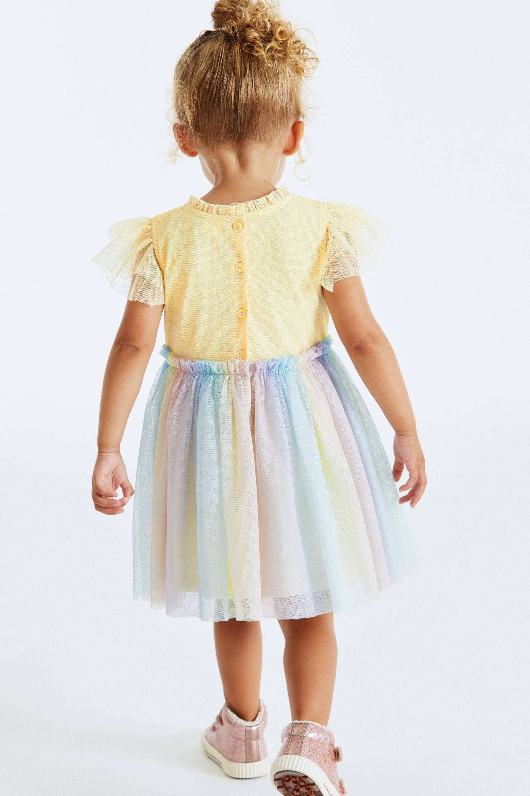 Yellow Unicorn Party Tutu Dress (3mths-7yrs)