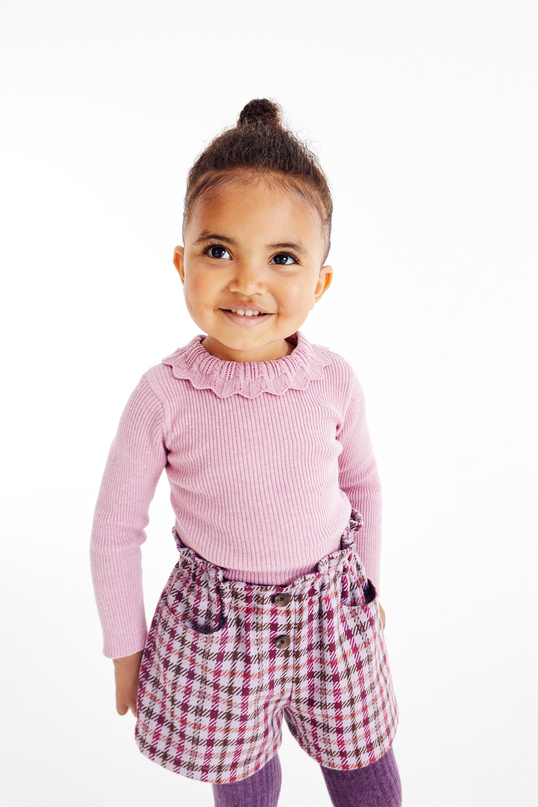 Berry Red Check Short & Tight Set (3mths-7yrs)